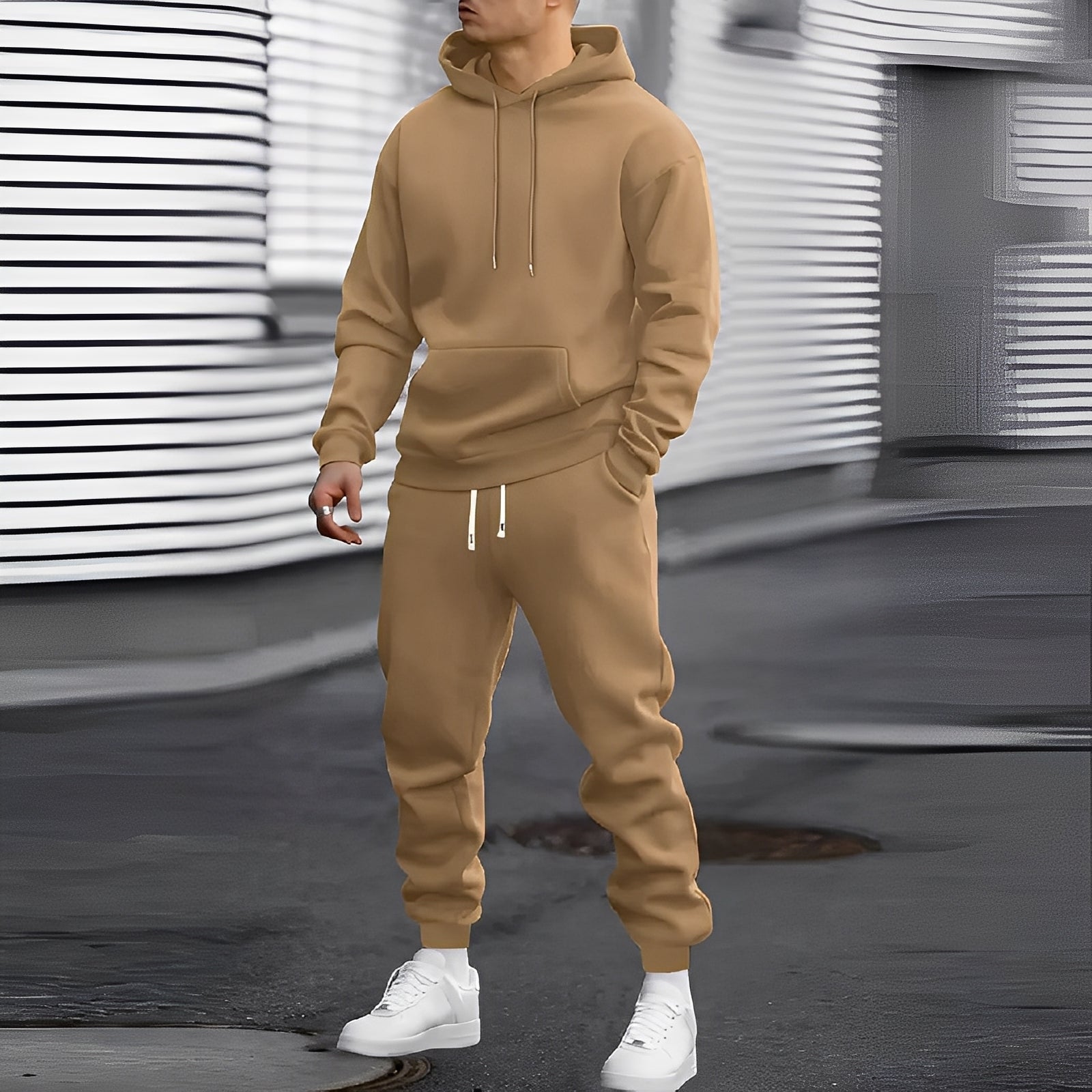 Arvel - Męski komplet dresowy z kapturem