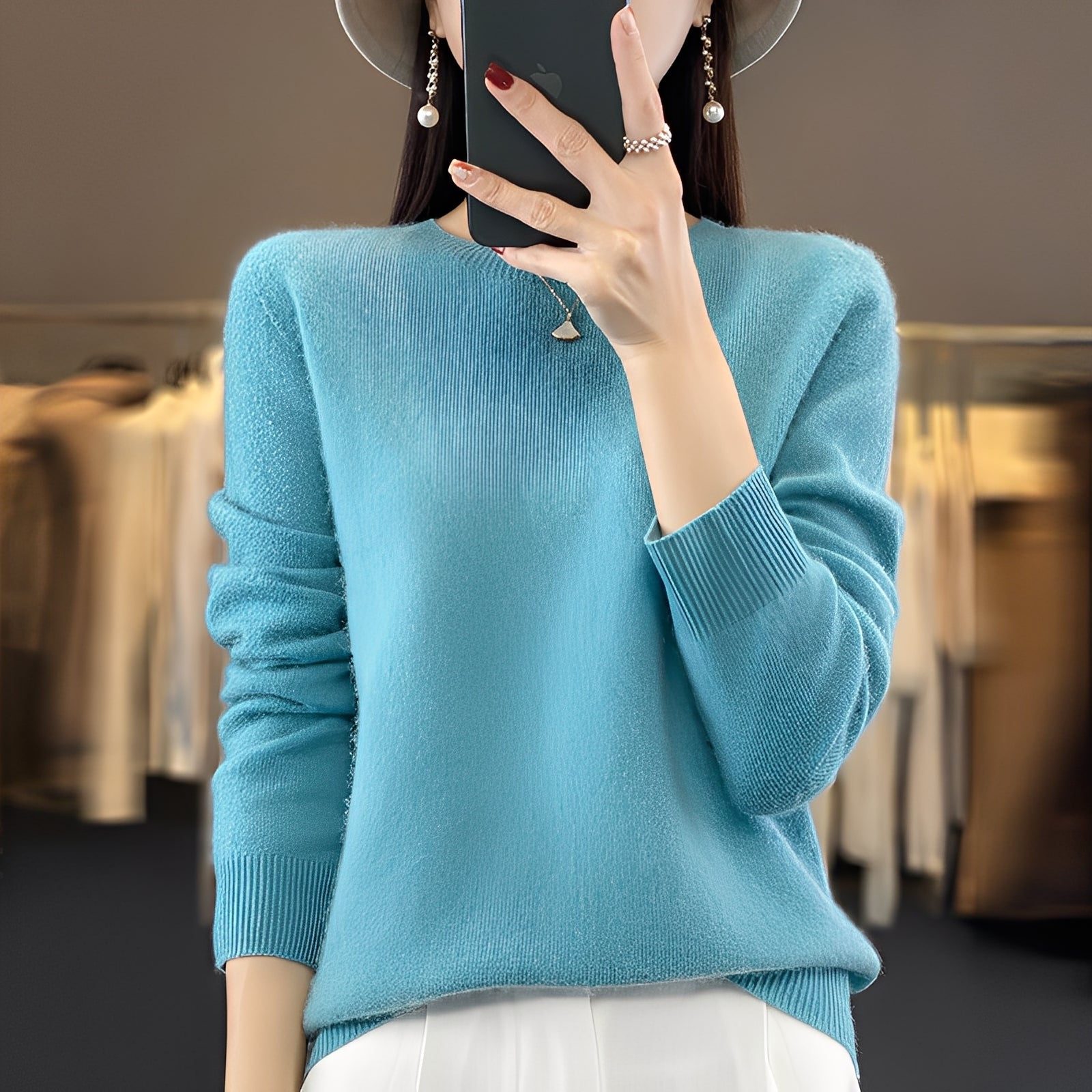 Cheyanne - Stylowy sweter kaszmirowy dla kobiet