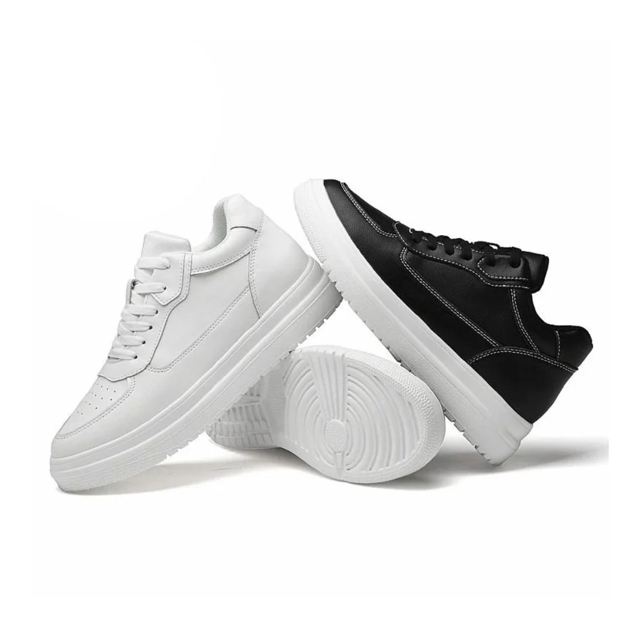 Federico – Stylowe Sneakersy z Obcasem
