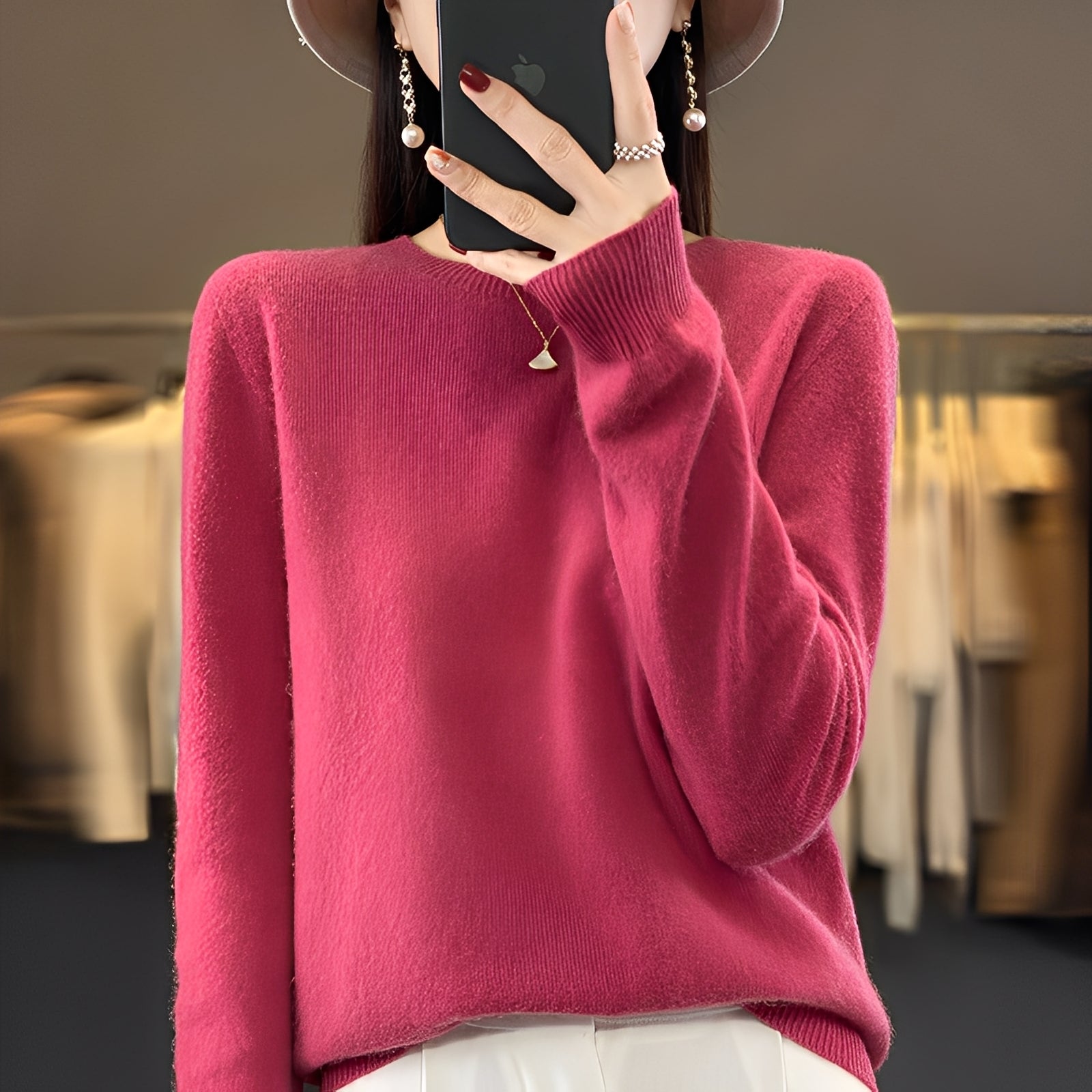 Cheyanne - Stylowy sweter kaszmirowy dla kobiet