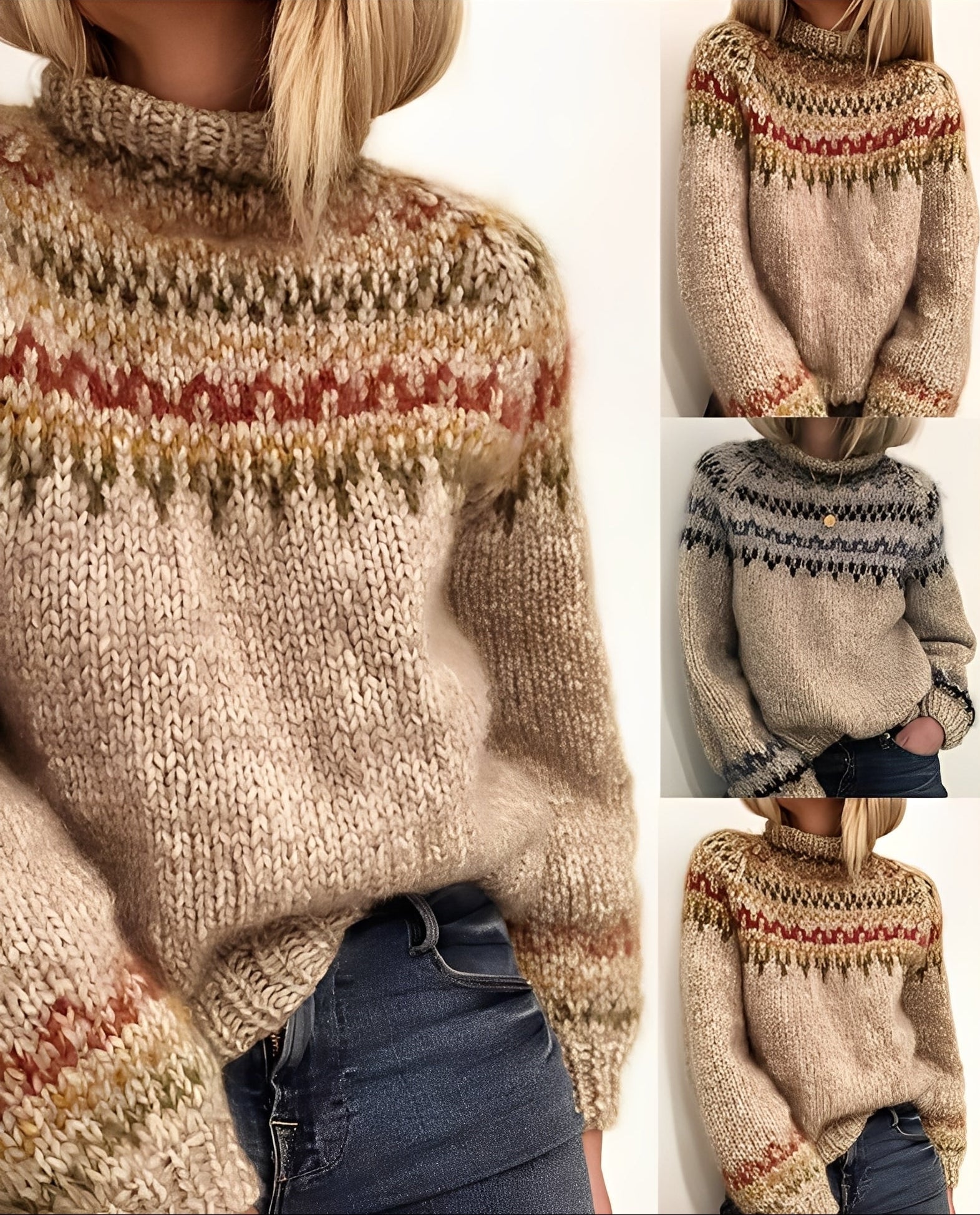 Macey - Ciepły damski sweter