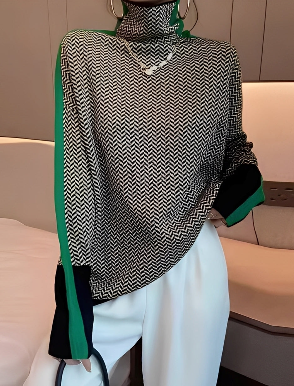 Bryony - Elegancki damski sweter golfowy