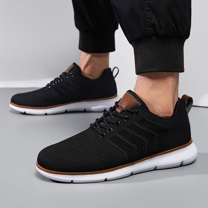 Edwin - Męskie lekkie i przewiewne sneakersy z siatki, zapewniające wygodę