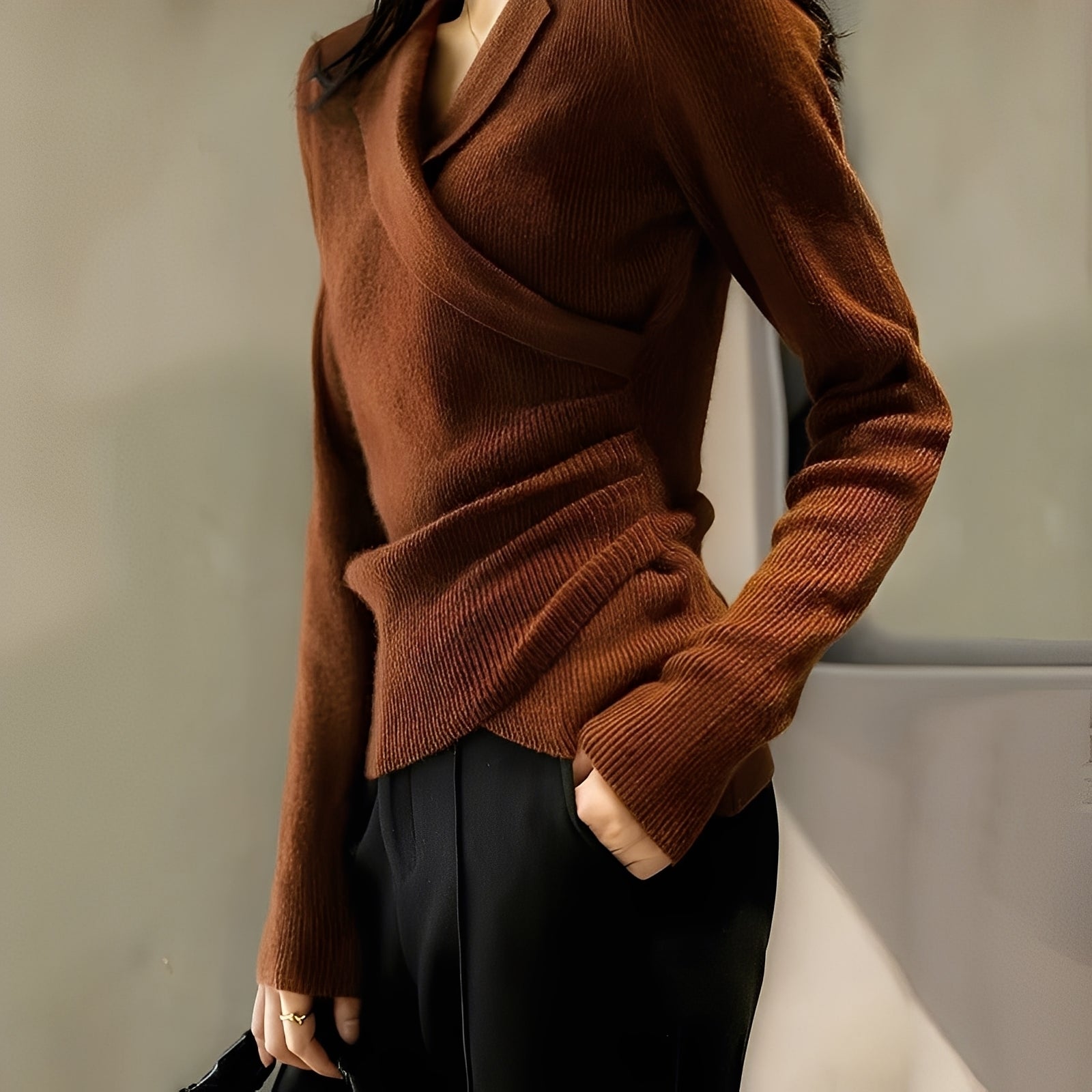 Yara - Elegancki sweter z długimi rękawami dla kobiet