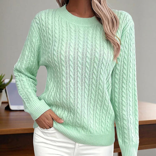 Adamina - Elegancki sweter damski z teksturą