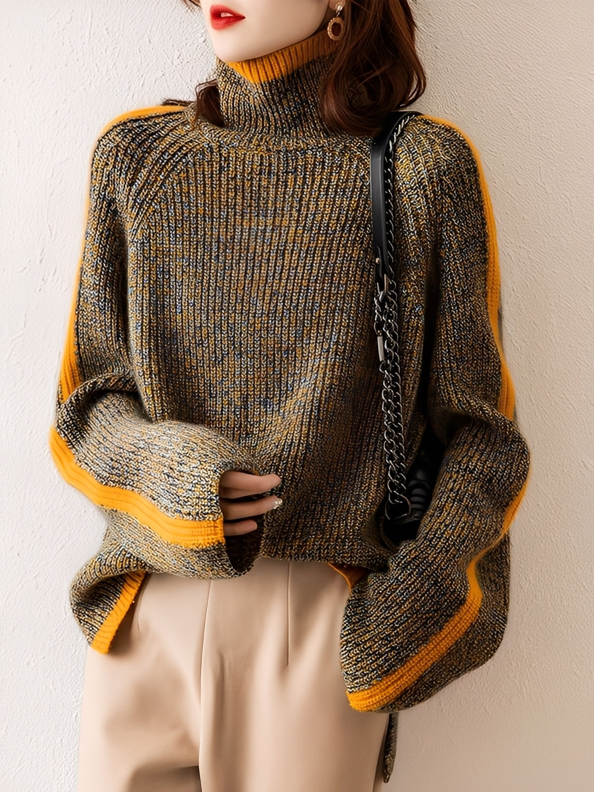 Suzanna - Nowoczesny luźny sweter damski