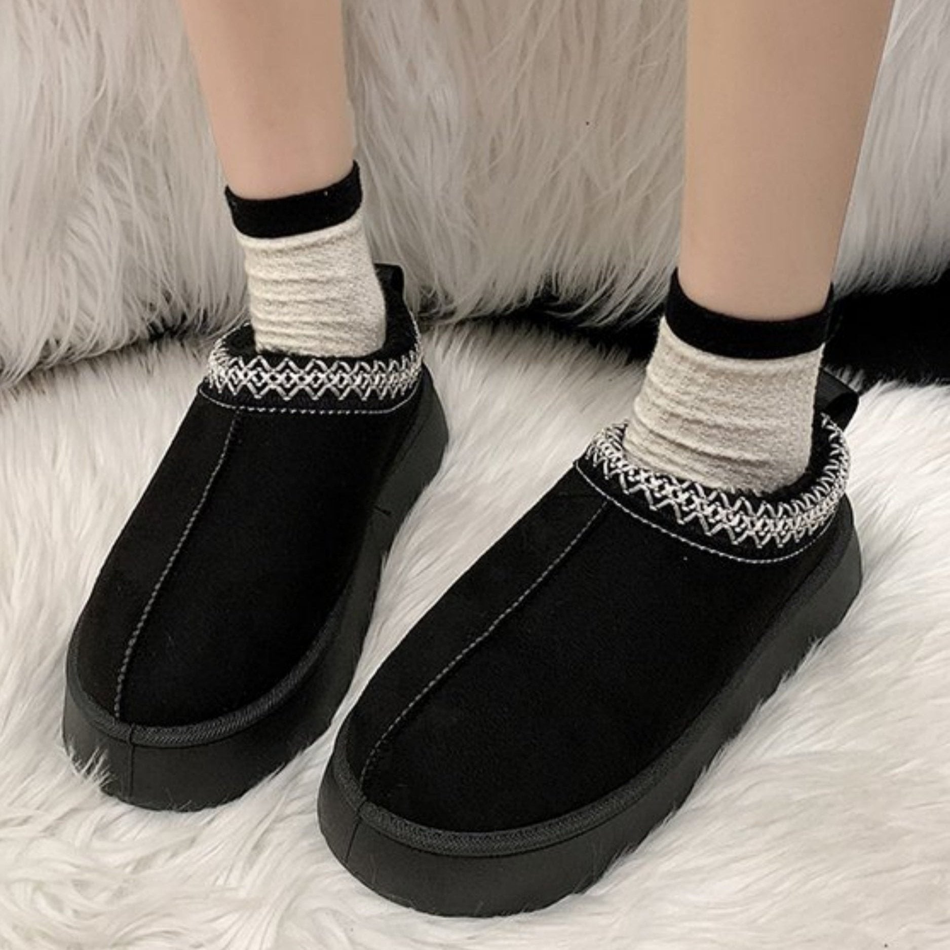 Audrey – Buty śniegowe modne styl muffin