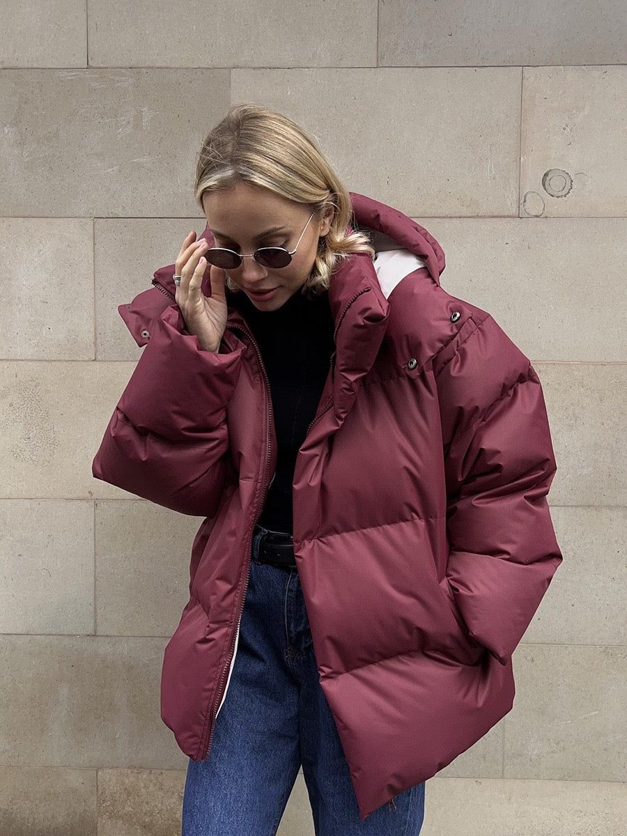 Natalia – Kurta puchowa z kapturem