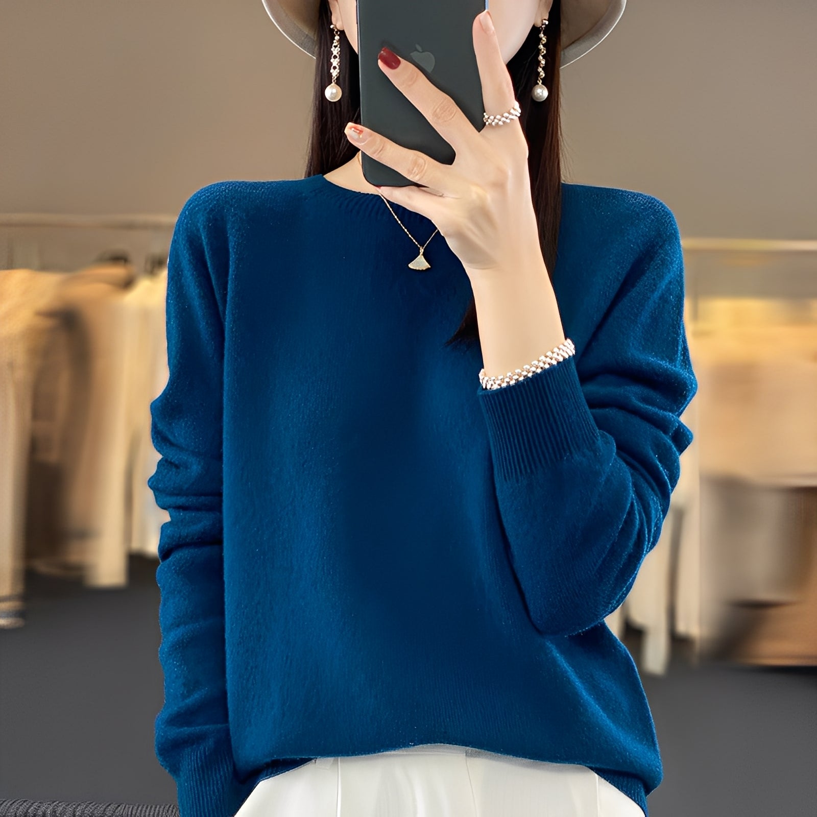 Cheyanne - Stylowy sweter kaszmirowy dla kobiet