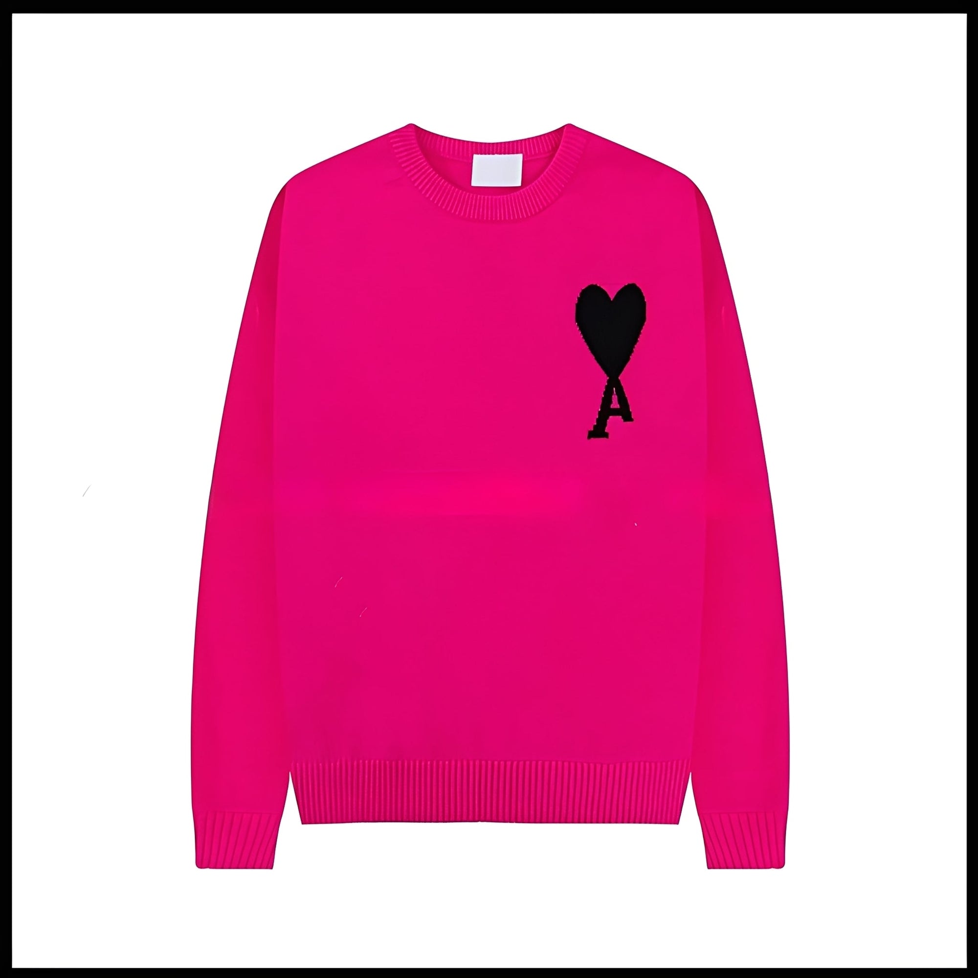 Aurélia - Sweter z wyszytym sercem dla kobiet