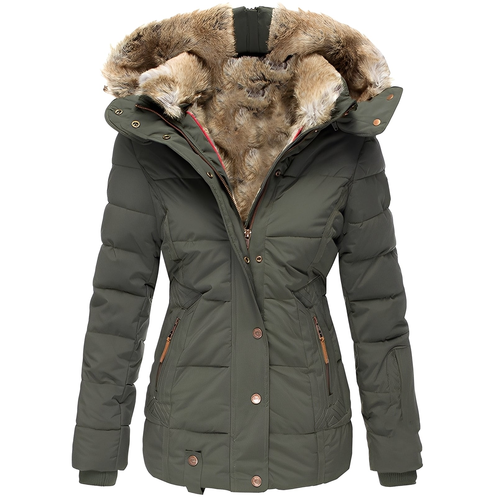 Bethany - Wszechstronny damski płaszcz o kroju slim-fit