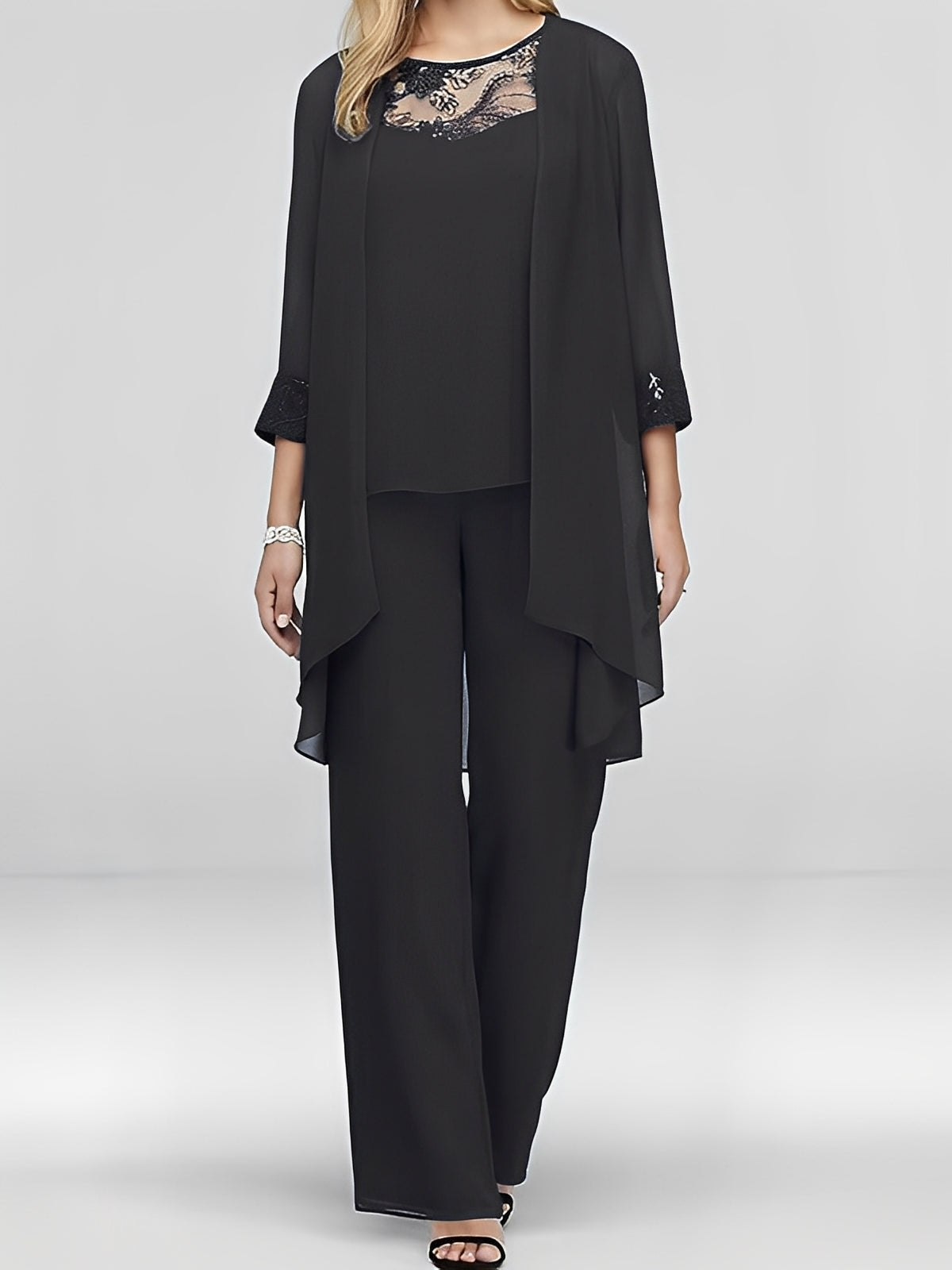 Nathalie - Elegancki zestaw trzyczęściowy dla kobiet