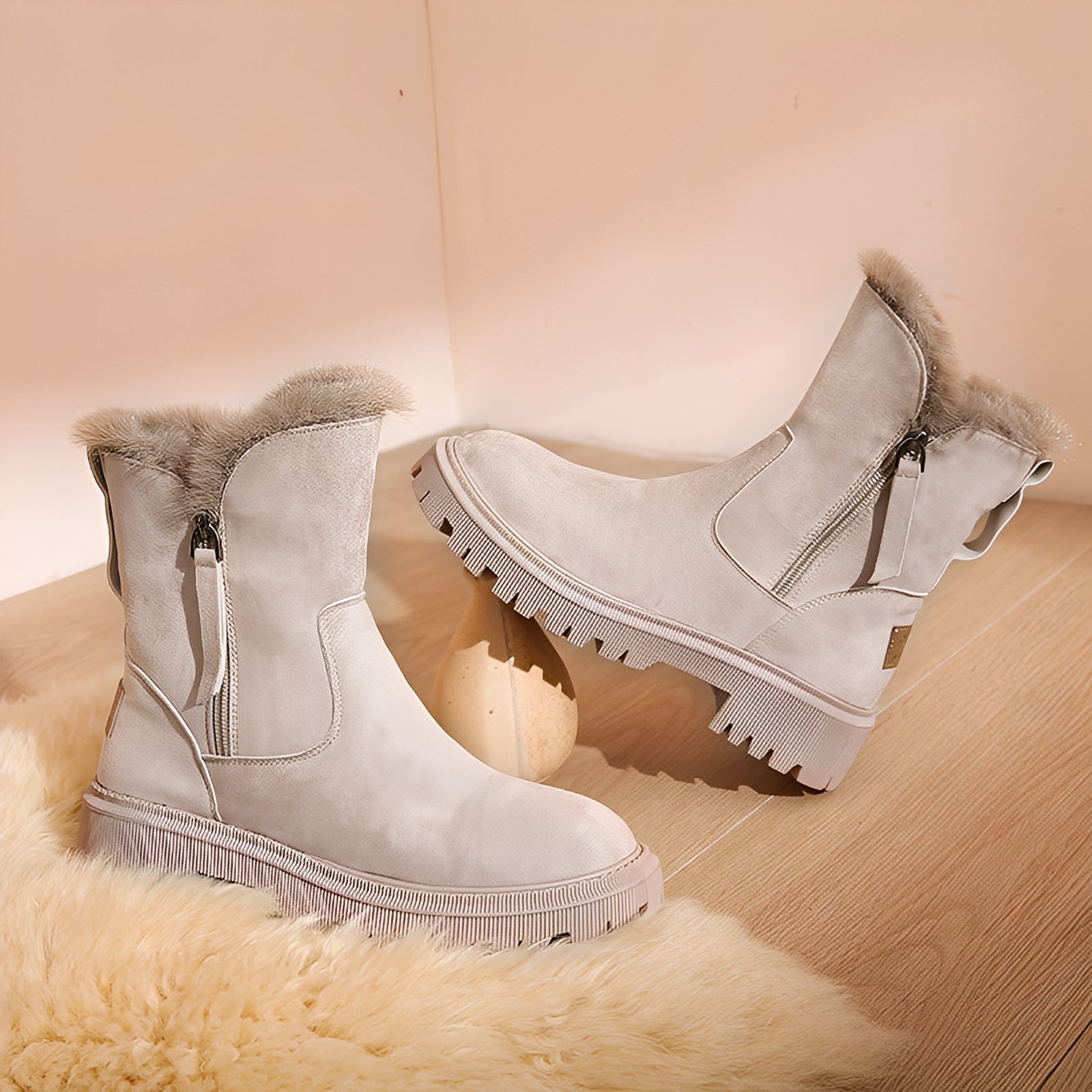 Evelynn - Wszechstronne buty termiczne z polarową podszewką dla kobiet