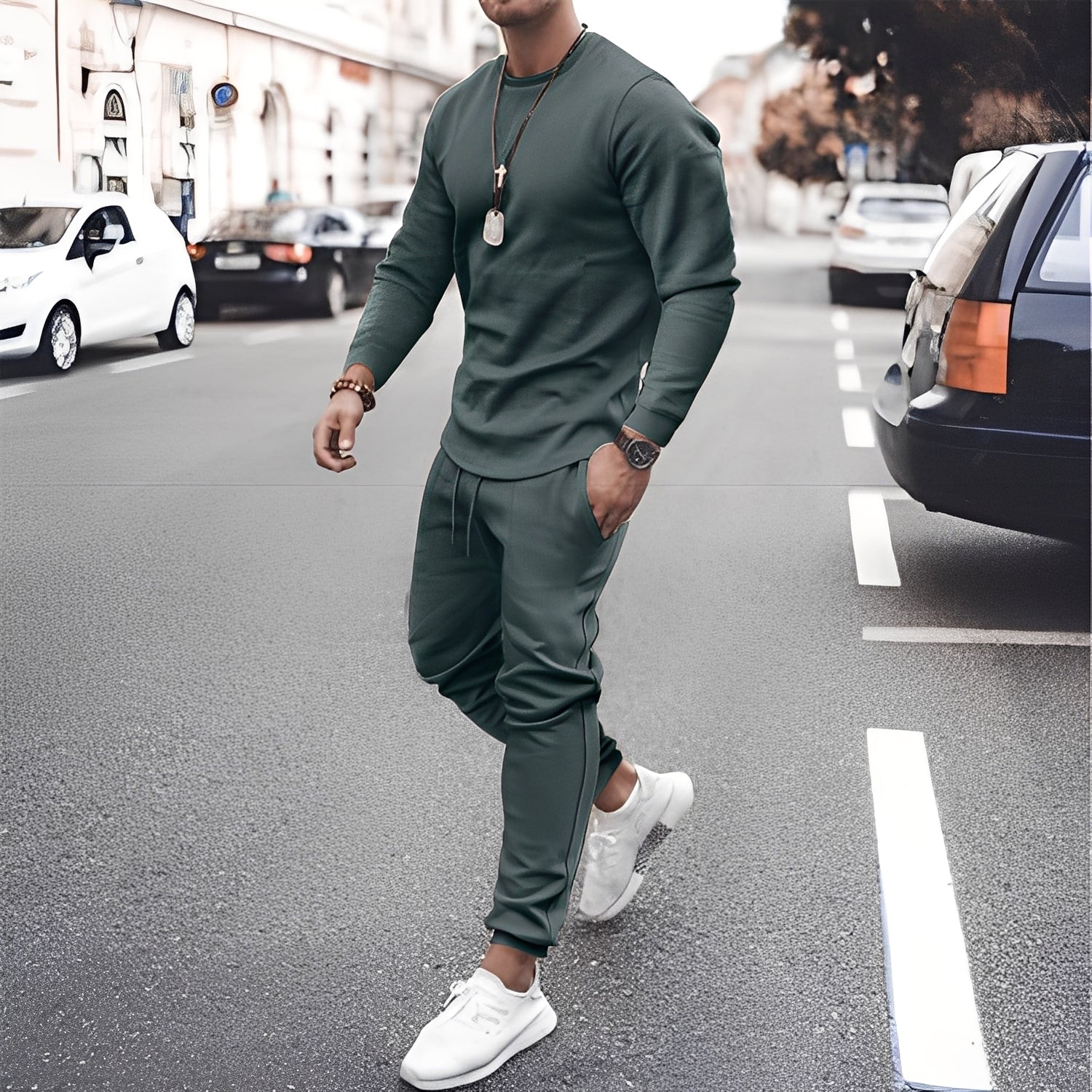 Dwayne - Modny zestaw dresowy dla mężczyzn