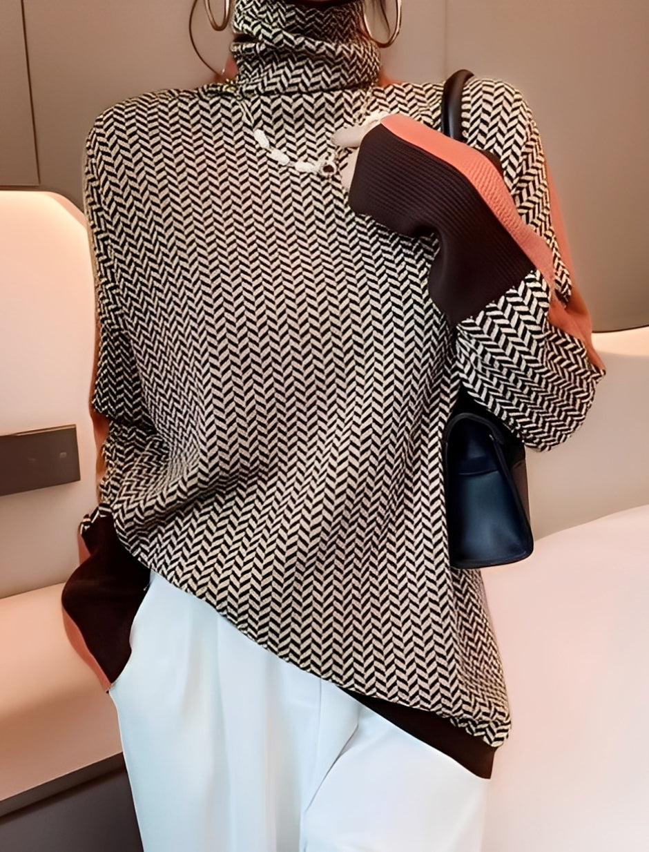 Bryony - Elegancki damski sweter golfowy