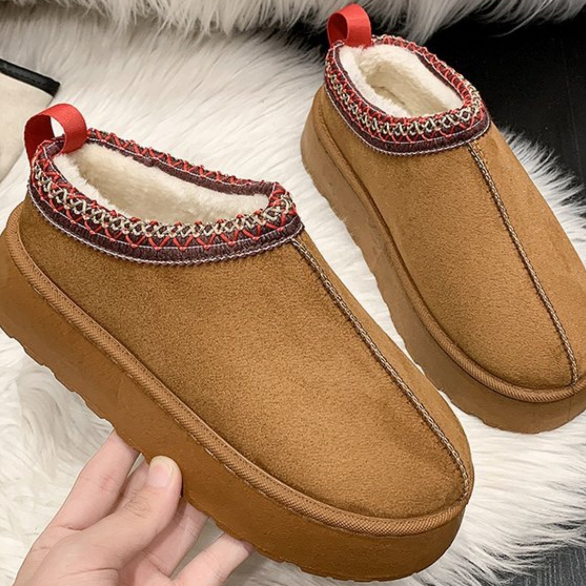 Audrey – Buty śniegowe modne styl muffin