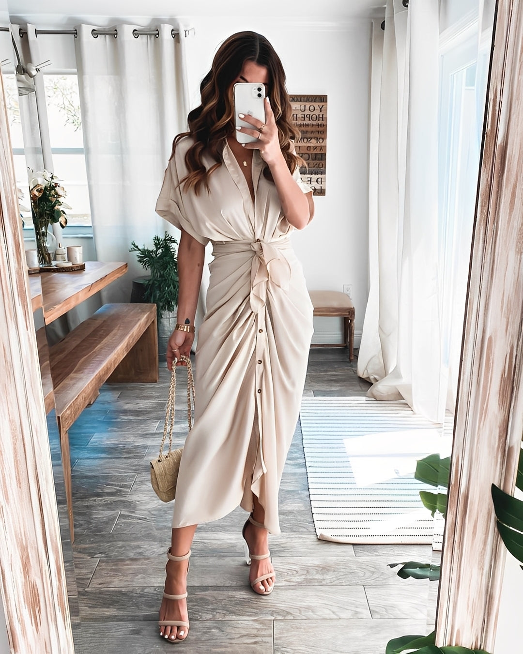 Antoinette - Suknia długa elegancka dla kobiet