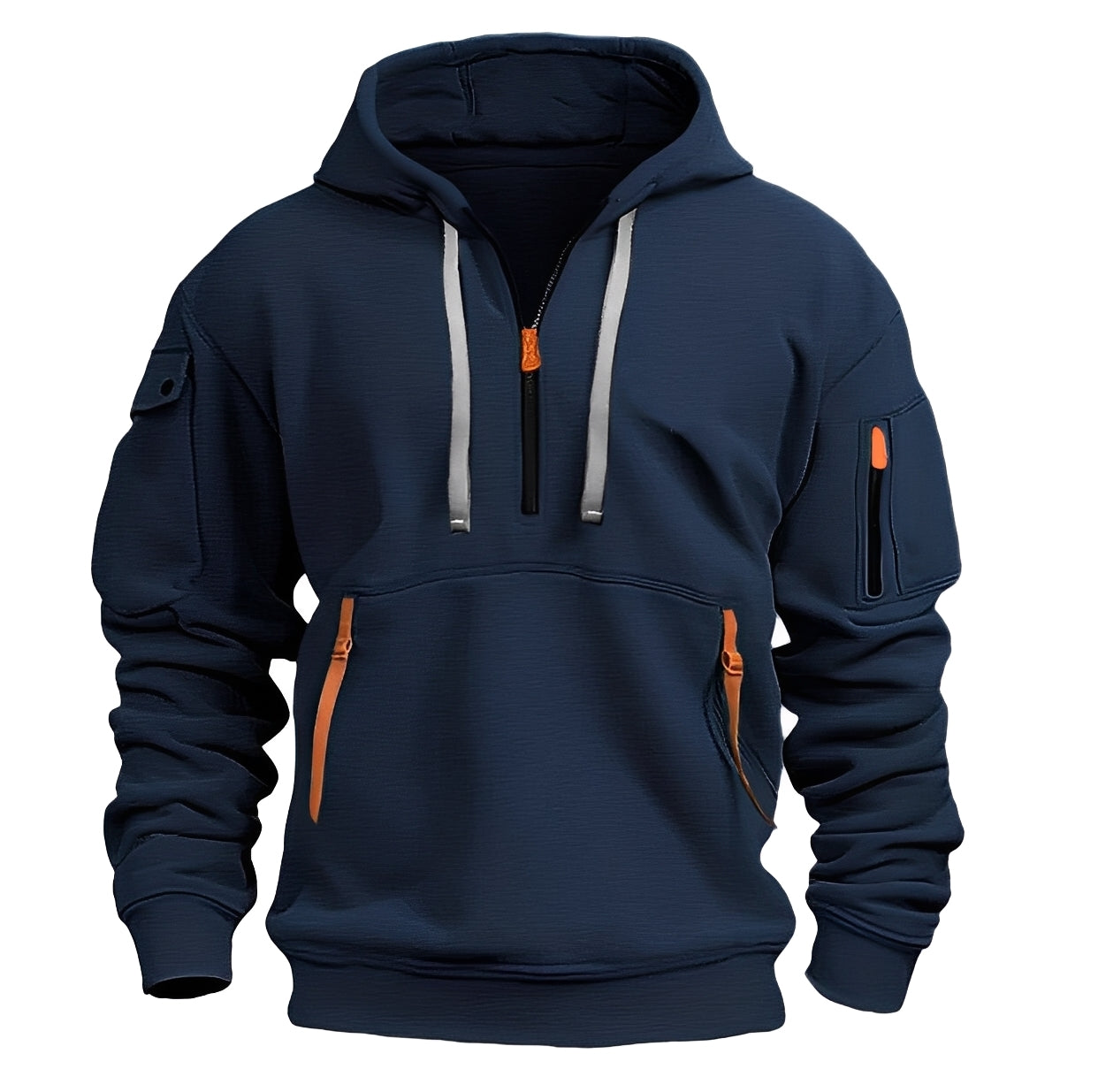 Norton - Stylowy męski hoodie z półzamkiem