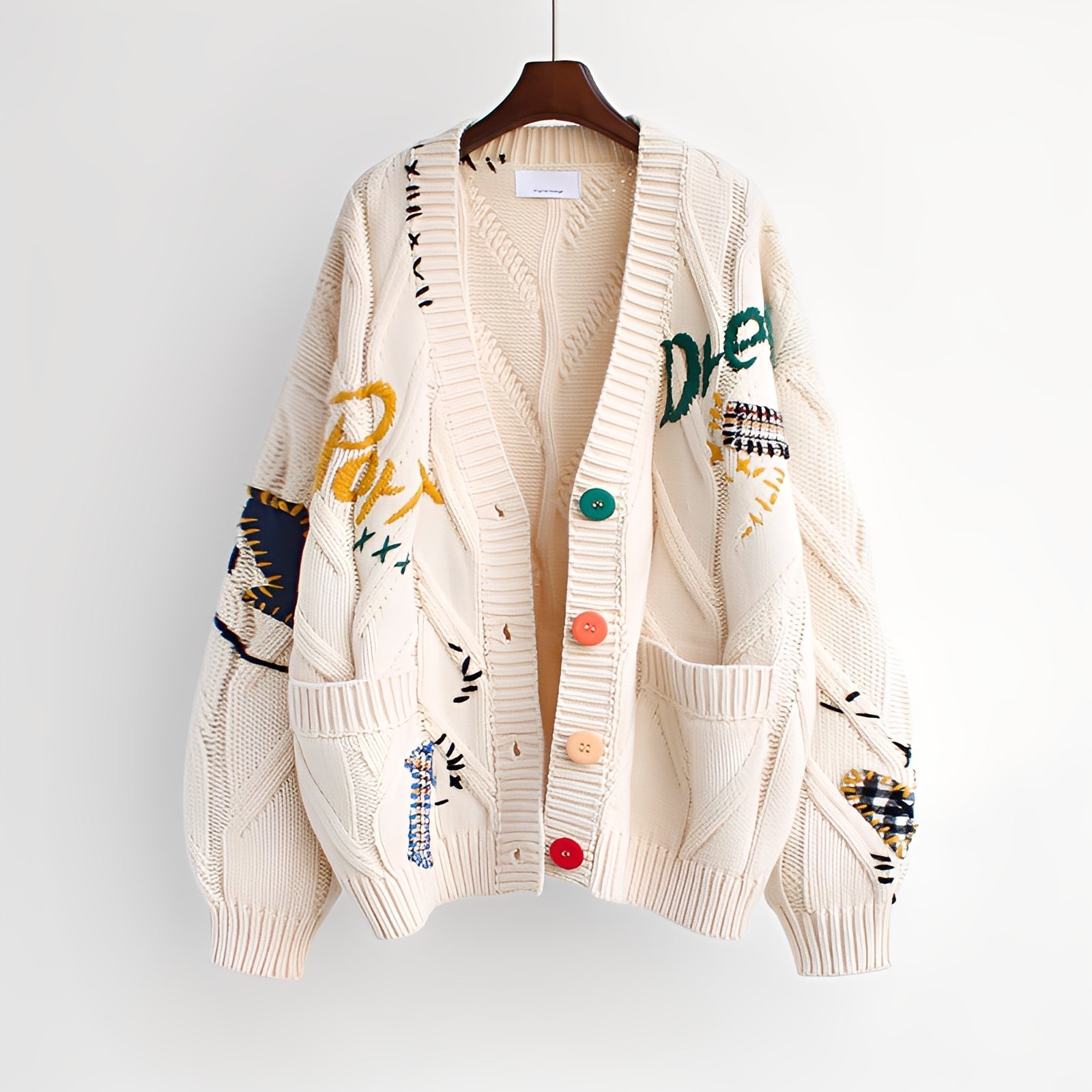 Chantelle - Elegancki haftowany sweter damski