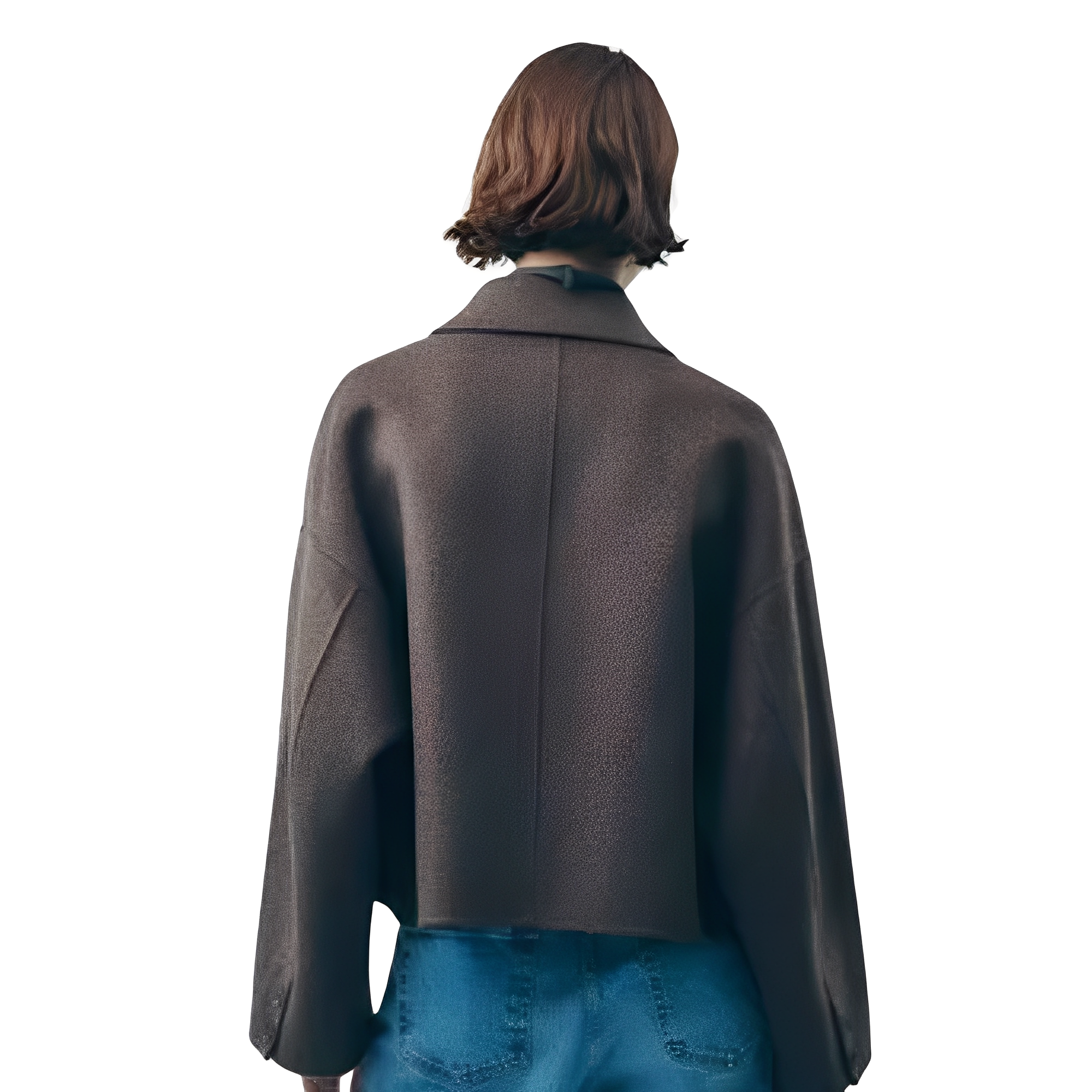 Evaline - Luźna damska kurtka z guzikami