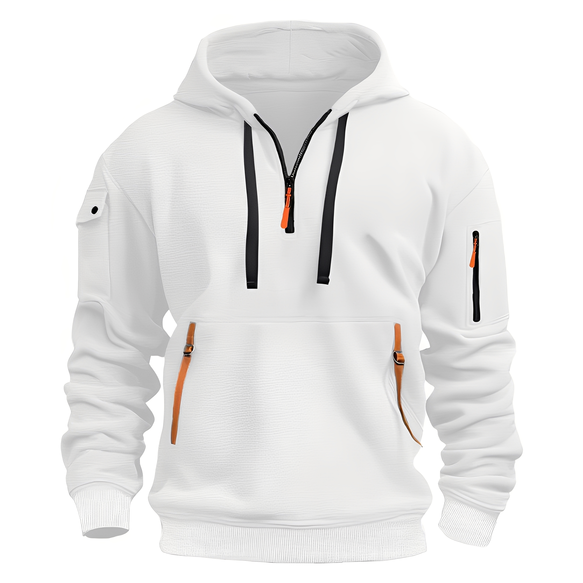 Norton - Stylowy męski hoodie z półzamkiem