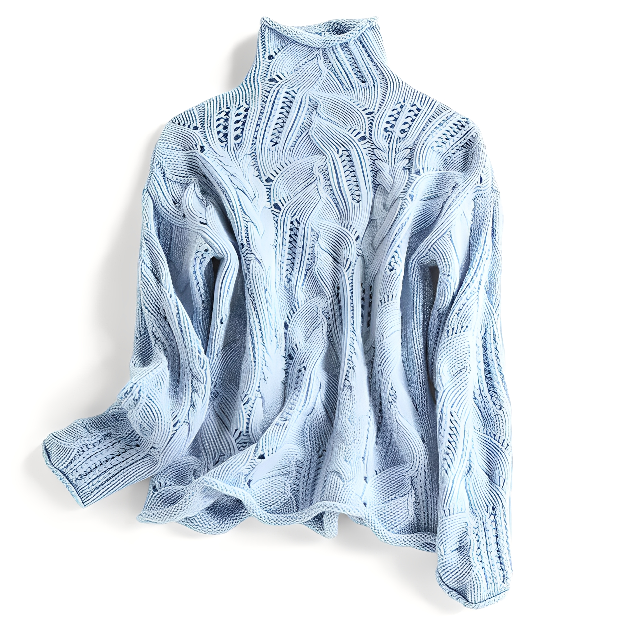 Remy - Damski kaszmirowy sweter z ozdobami