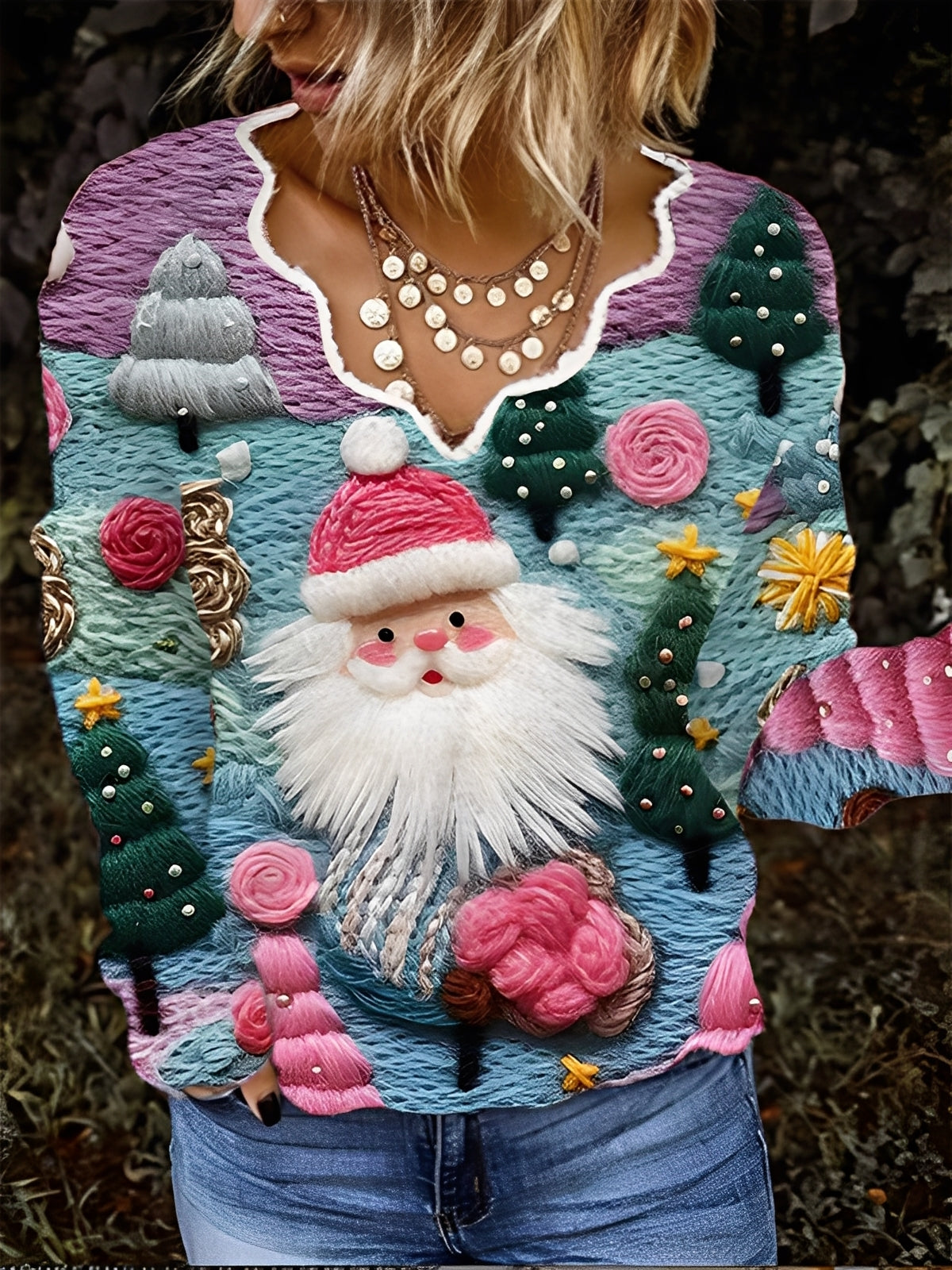 Esme - Długi rękaw polar dla kobiet