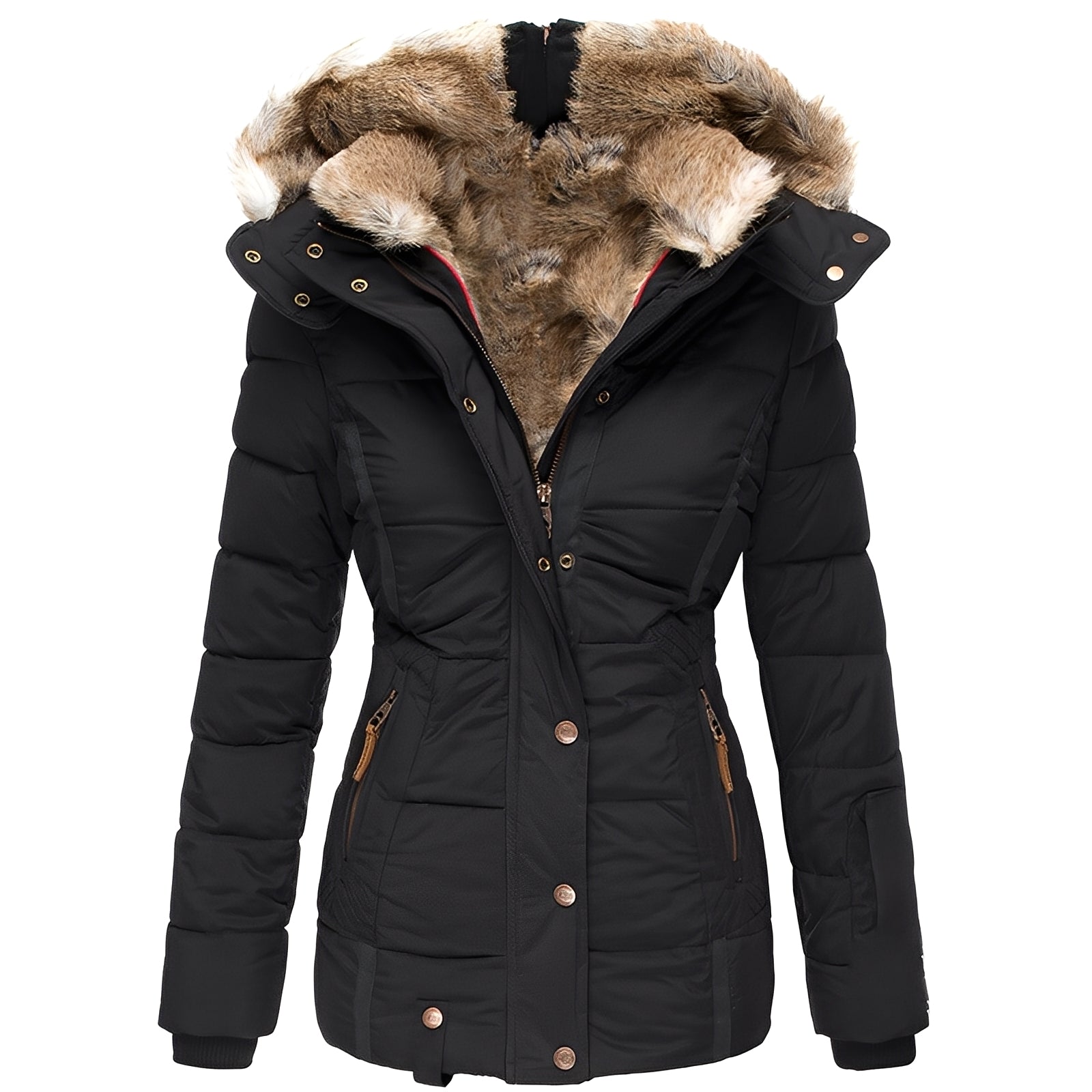 Bethany - Wszechstronny damski płaszcz o kroju slim-fit