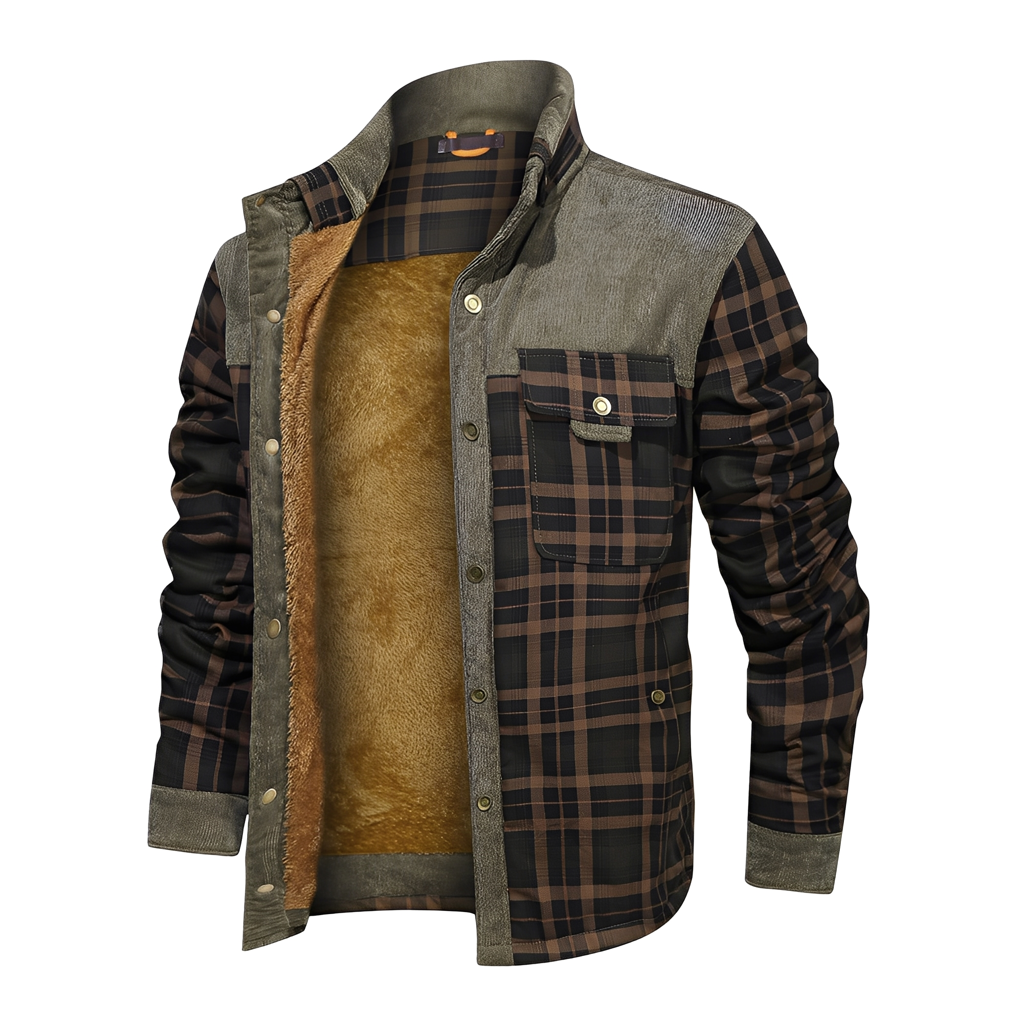 Harmon - Stylowa męska kurtka w kratkę