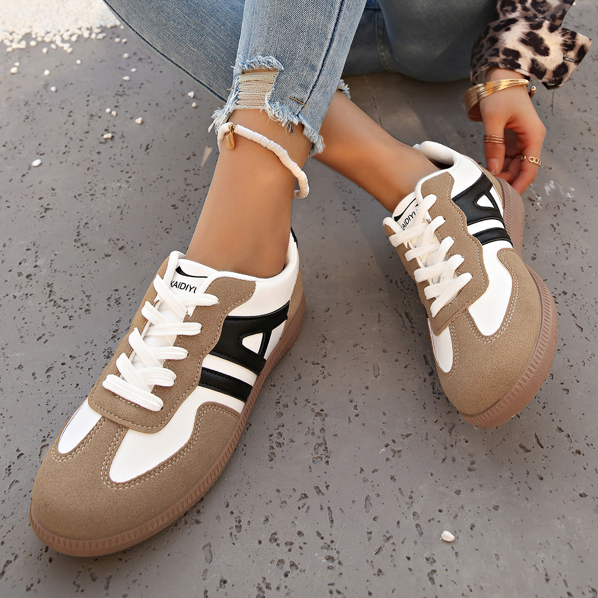 Macy - Wygodne damskie buty sznurowane w swobodnym stylu