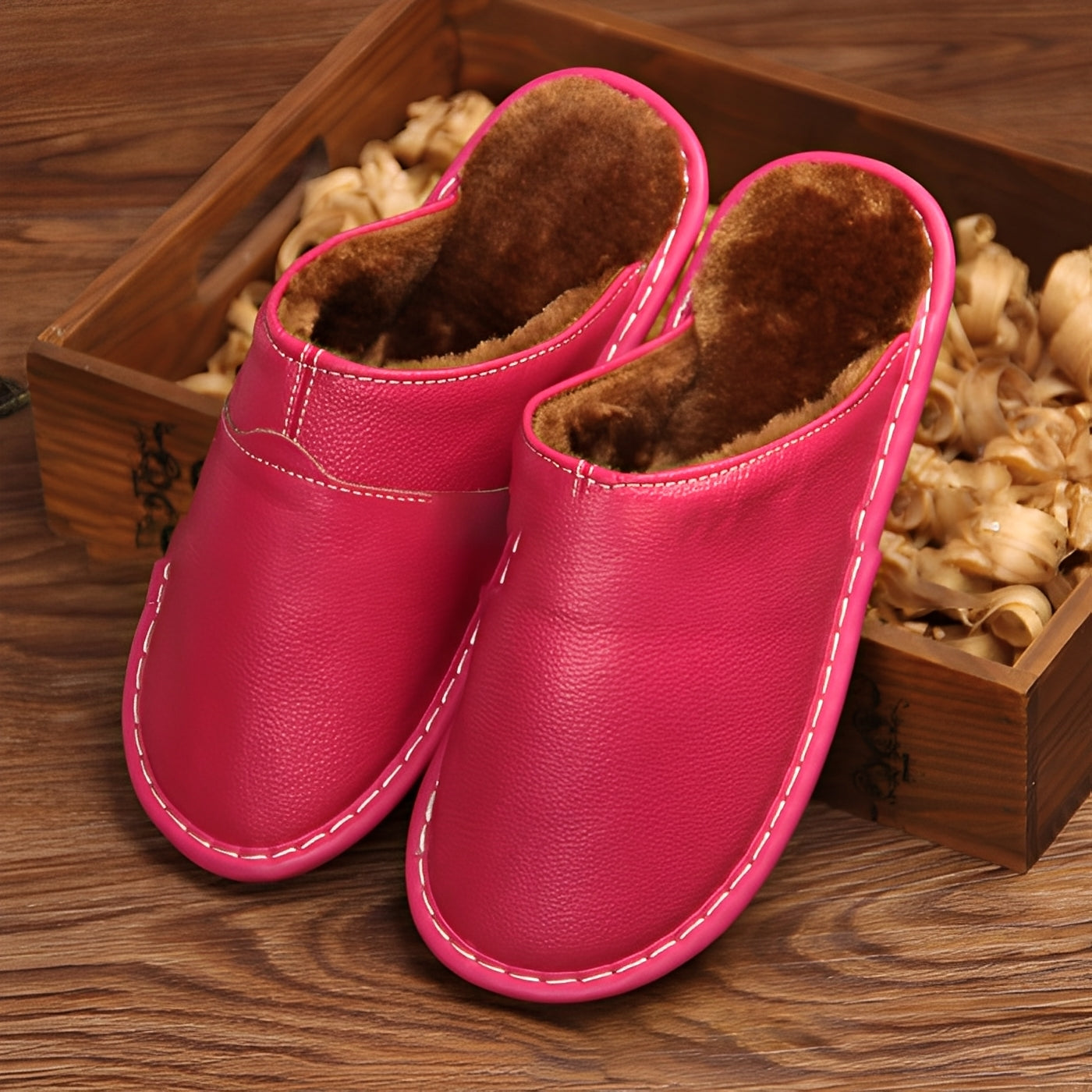 Xavier - Ciepłe sandały bawełniane dla mężczyzn