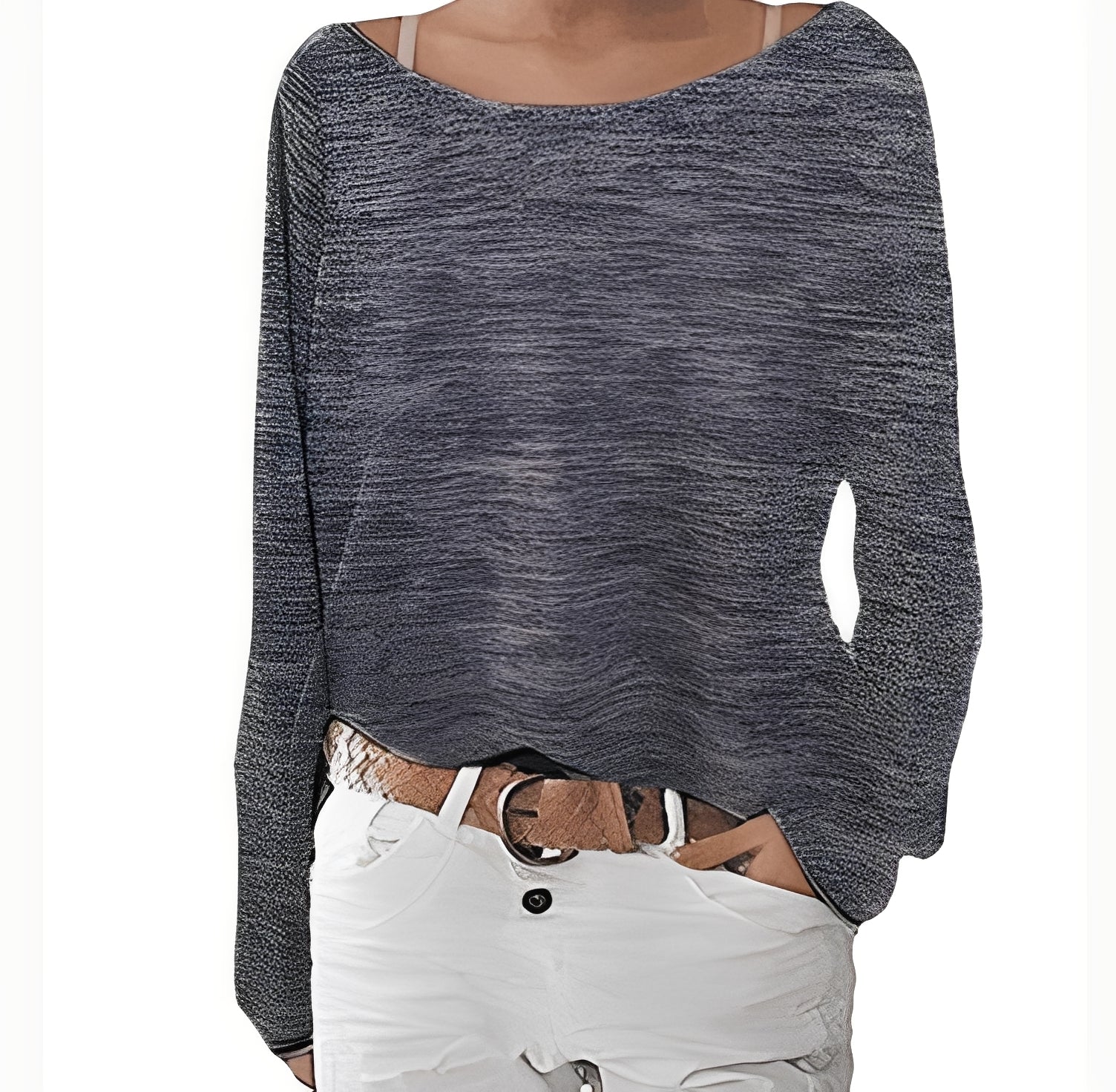 Béatrice - Sweter z cienkiej dzianiny dla kobiet