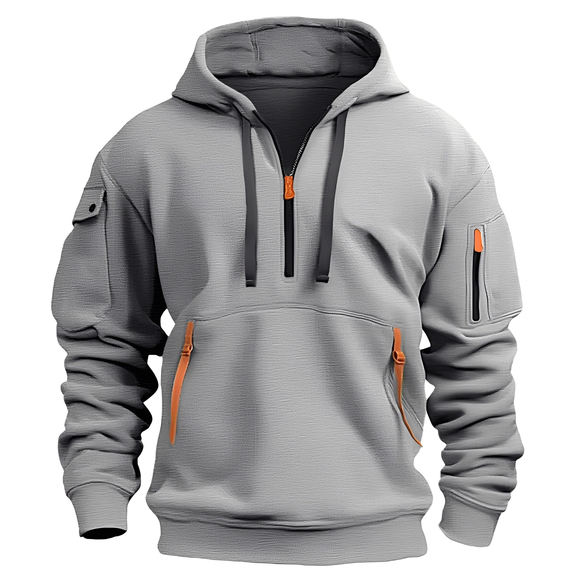 Norton - Stylowy męski hoodie z półzamkiem
