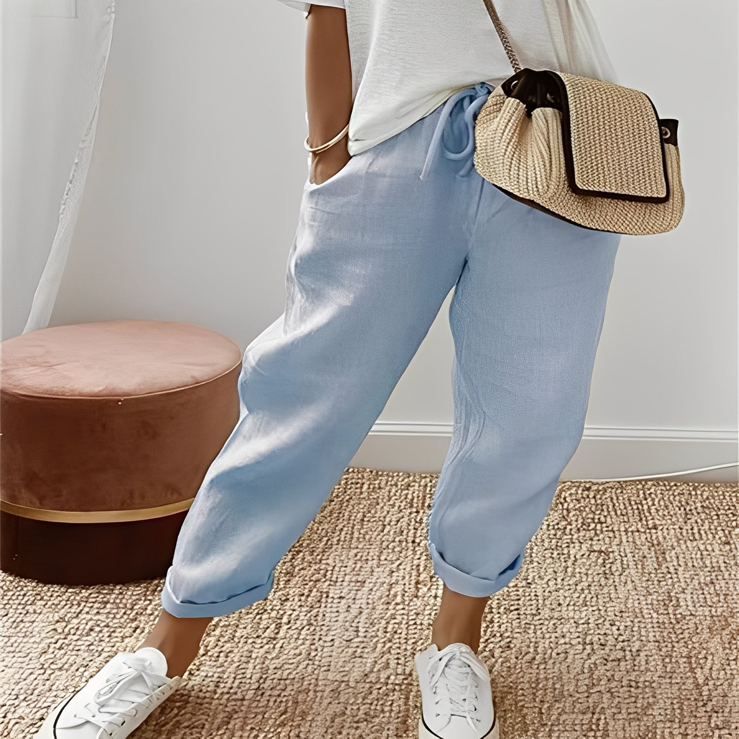 Brigitte - Spodnie z sznurkiem dla kobiet