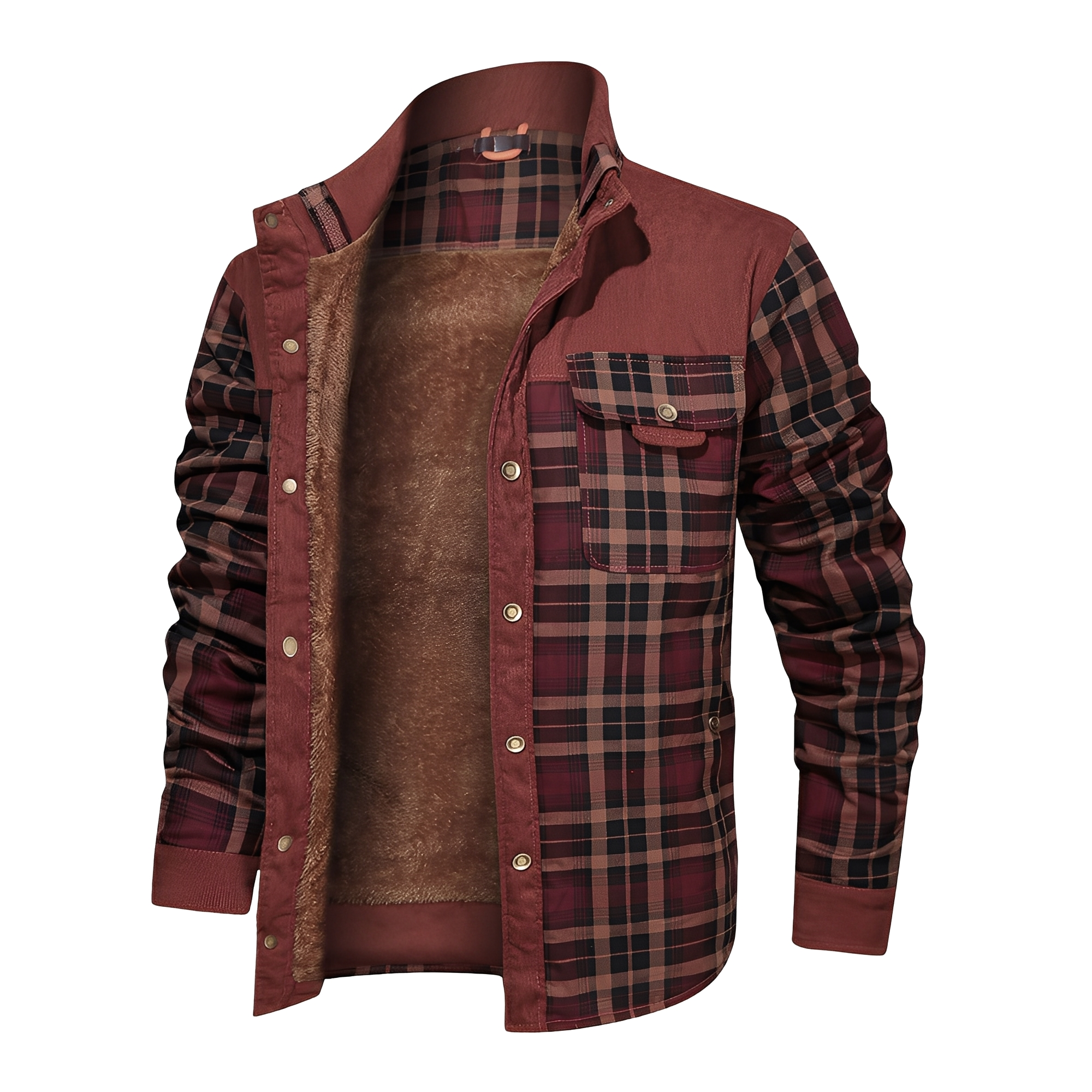 Harmon - Stylowa męska kurtka w kratkę