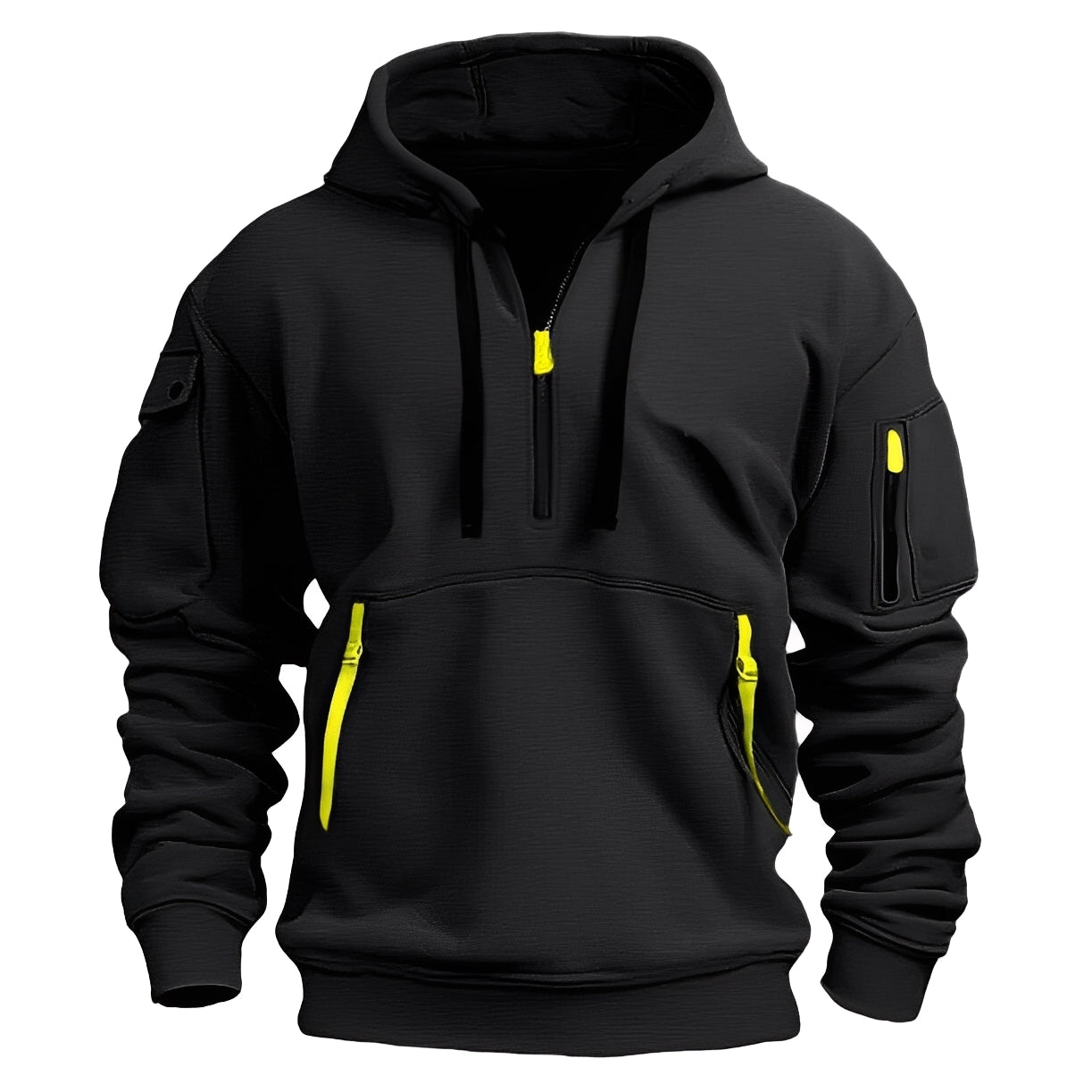 Norton - Stylowy męski hoodie z półzamkiem