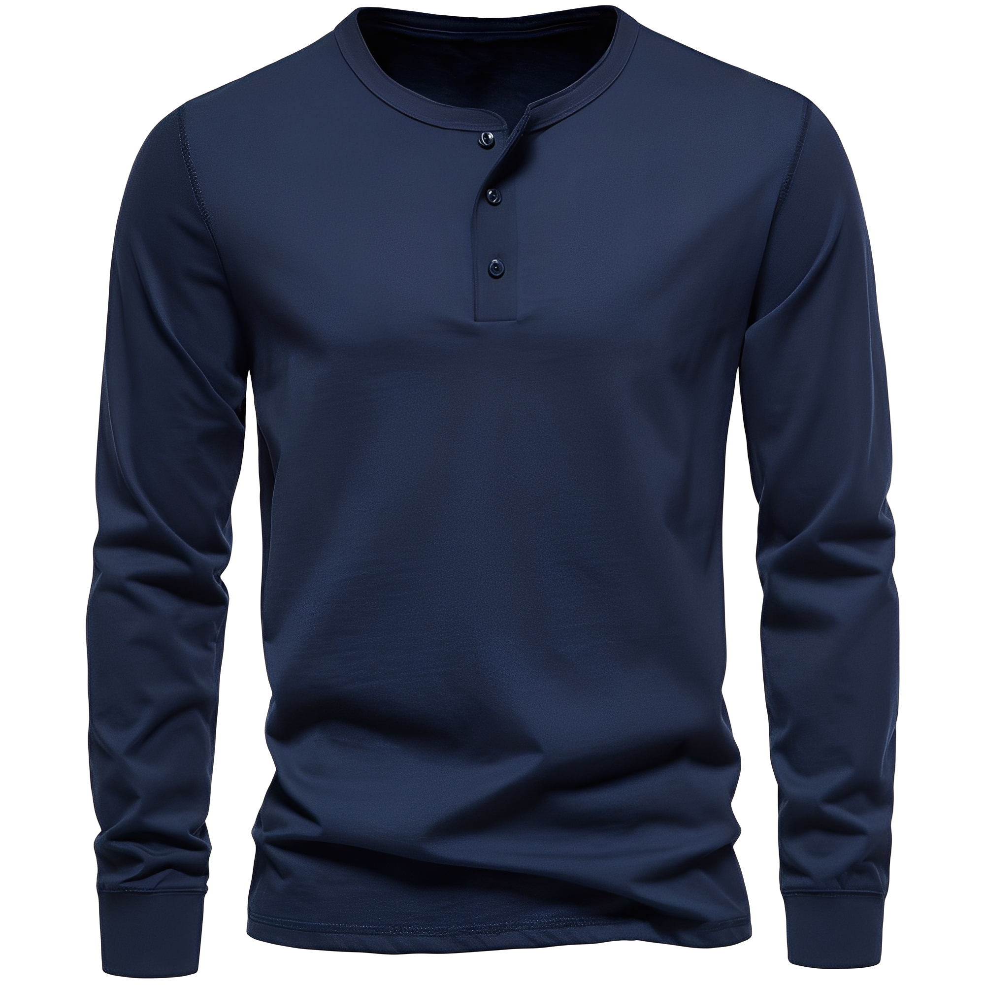 Nowell - Swobodna, delikatna męska koszula z długim rękawem