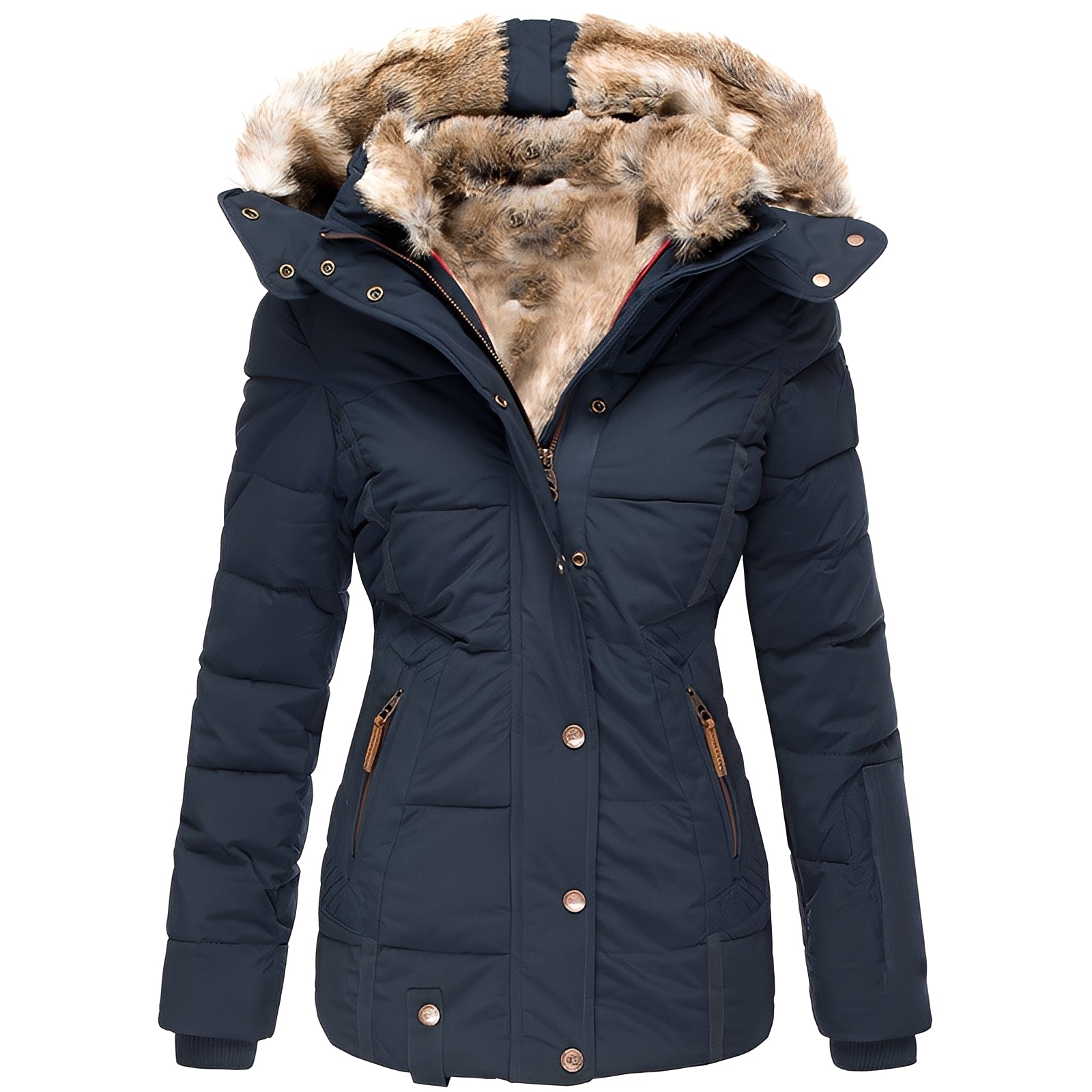 Bethany - Wszechstronny damski płaszcz o kroju slim-fit