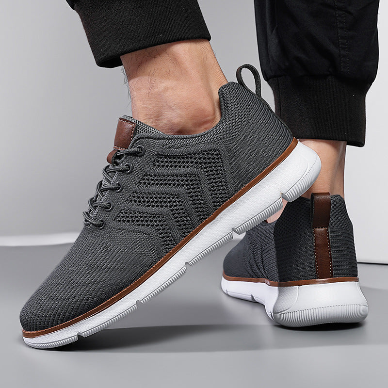 Edwin - Męskie lekkie i przewiewne sneakersy z siatki, zapewniające wygodę