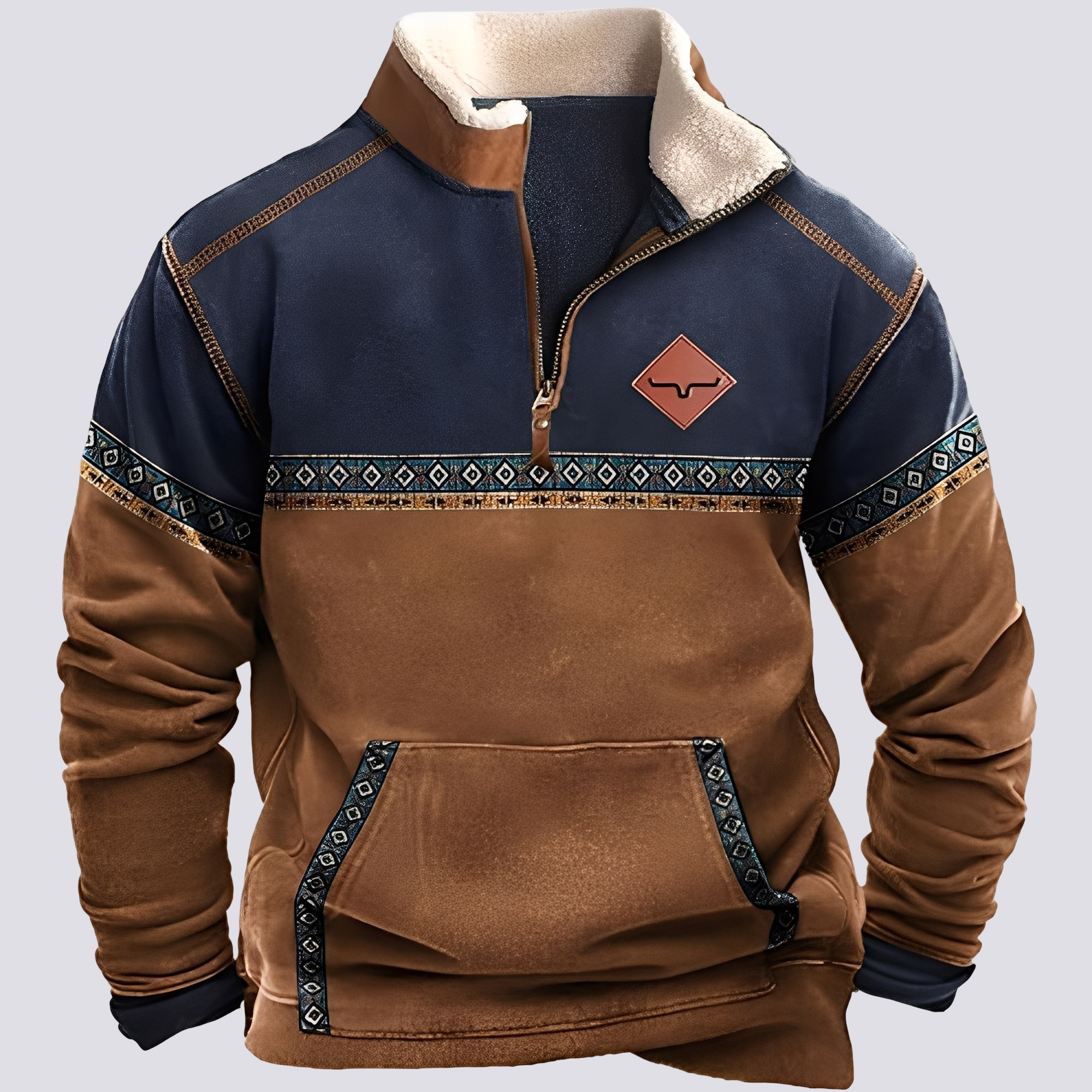 Lewin - Stylowy, ciepły sweter męski