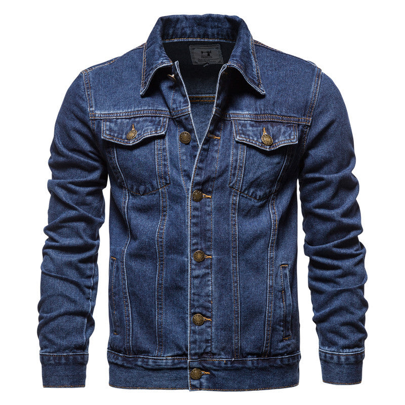 Jameson - Klasyczna męska kurtka jeansowa typu trucker