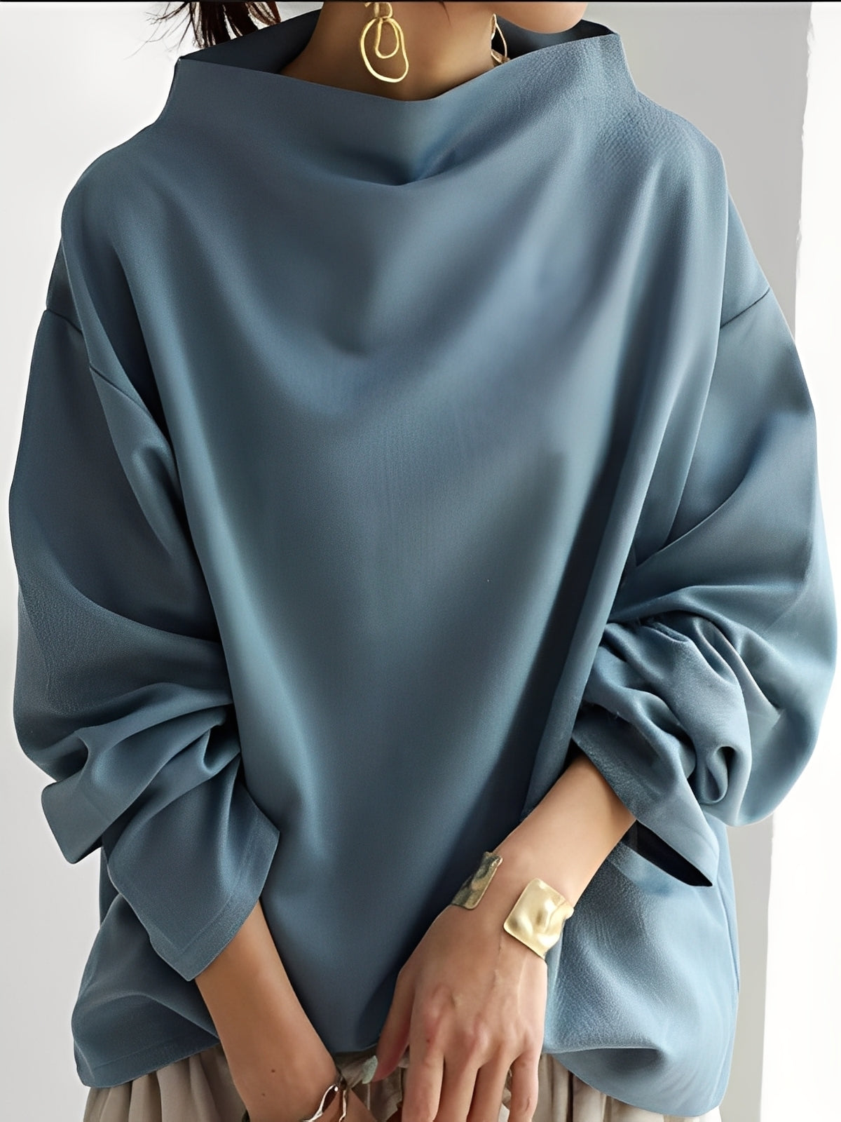 Bethney - Nowoczesny, luźny sweter damski