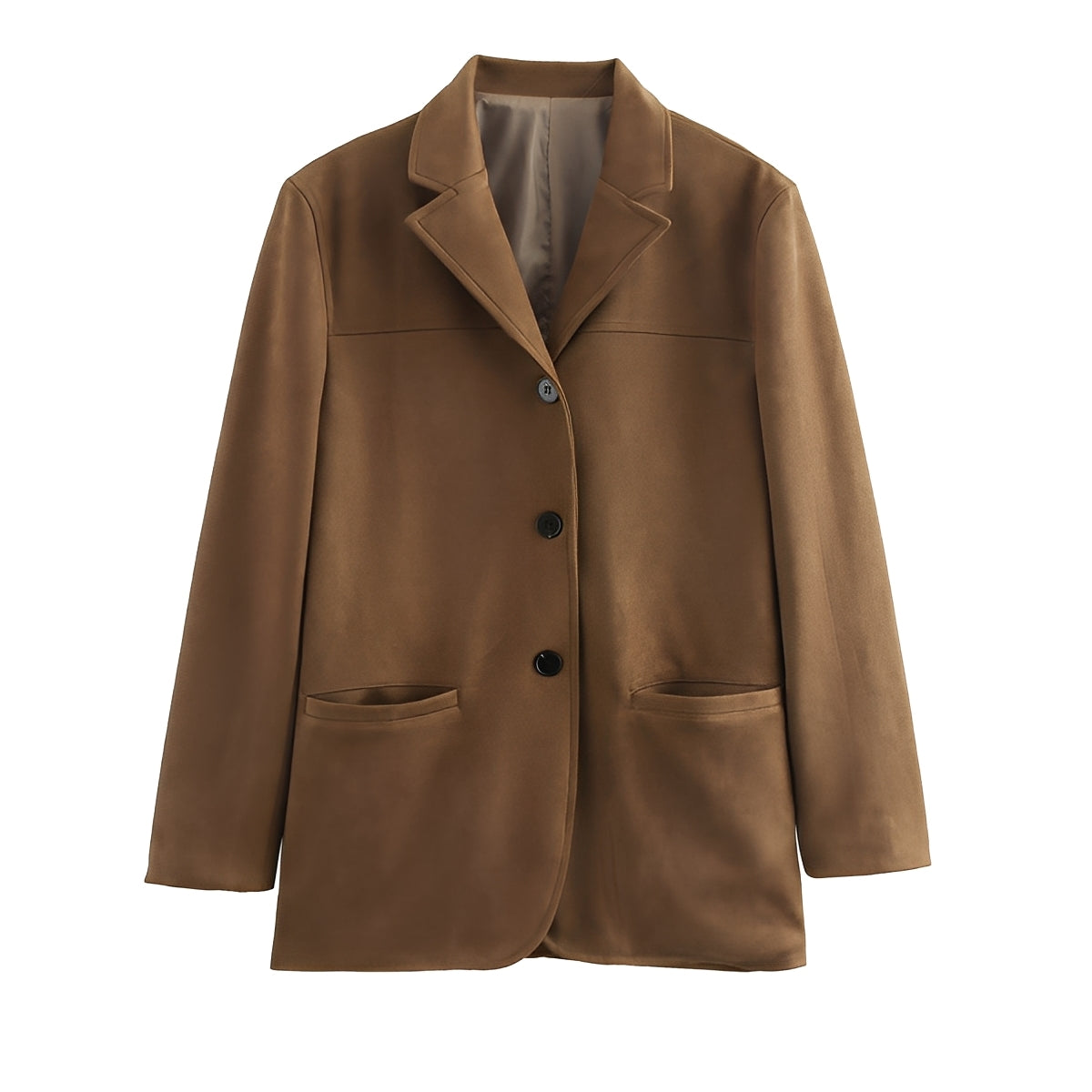 Ashlea - Szykowny blezer z klapami i spódnicą dla kobiet