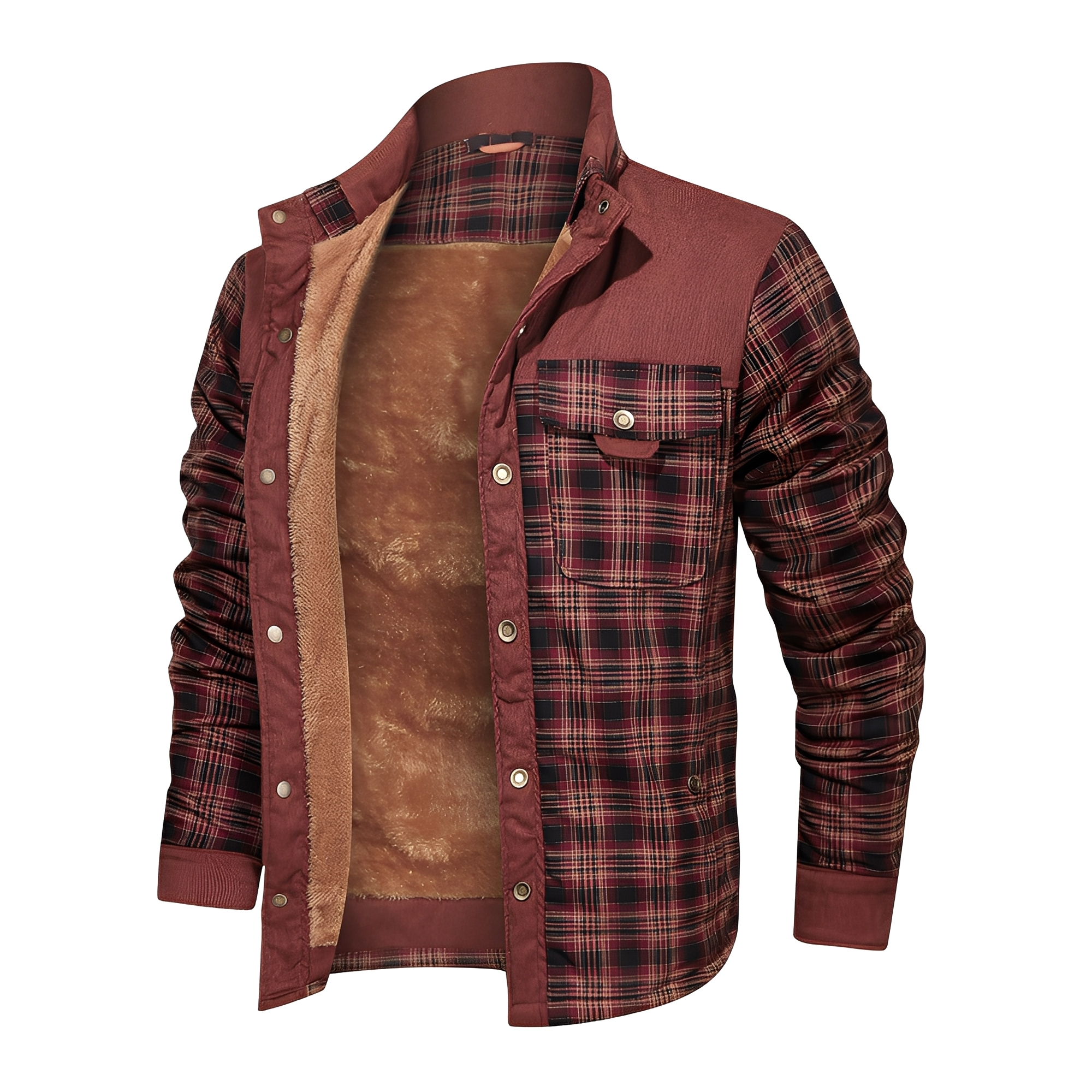 Harmon - Stylowa męska kurtka w kratkę