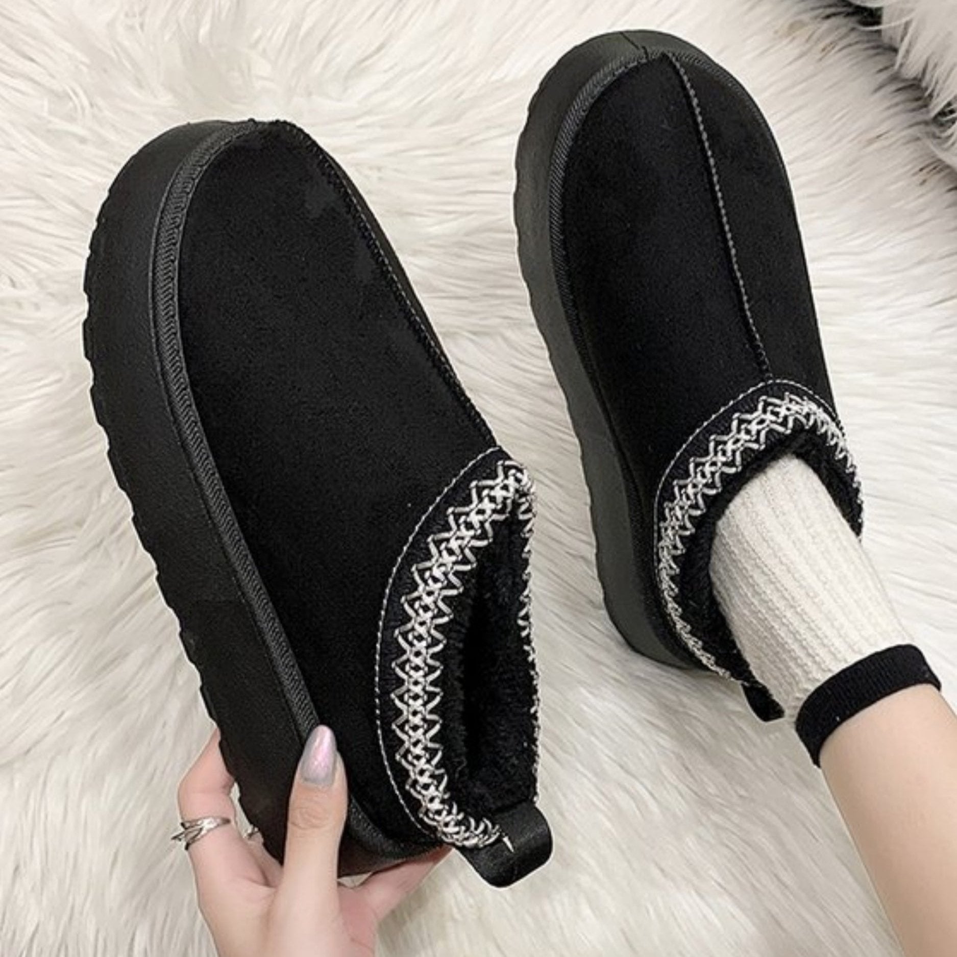 Audrey – Buty śniegowe modne styl muffin