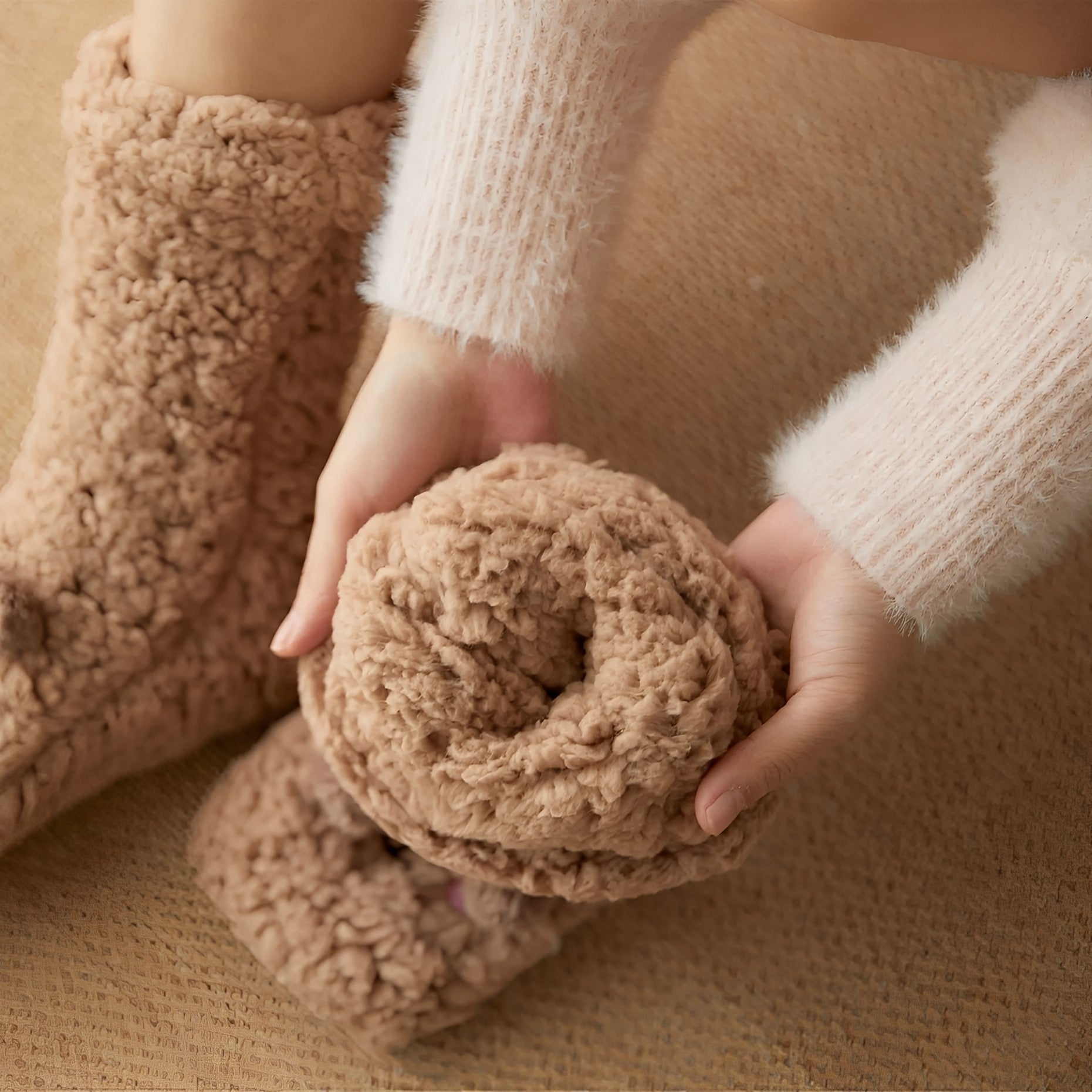 Caelie - Stylowe, urocze, grube skarpety Fleece dla kobiet