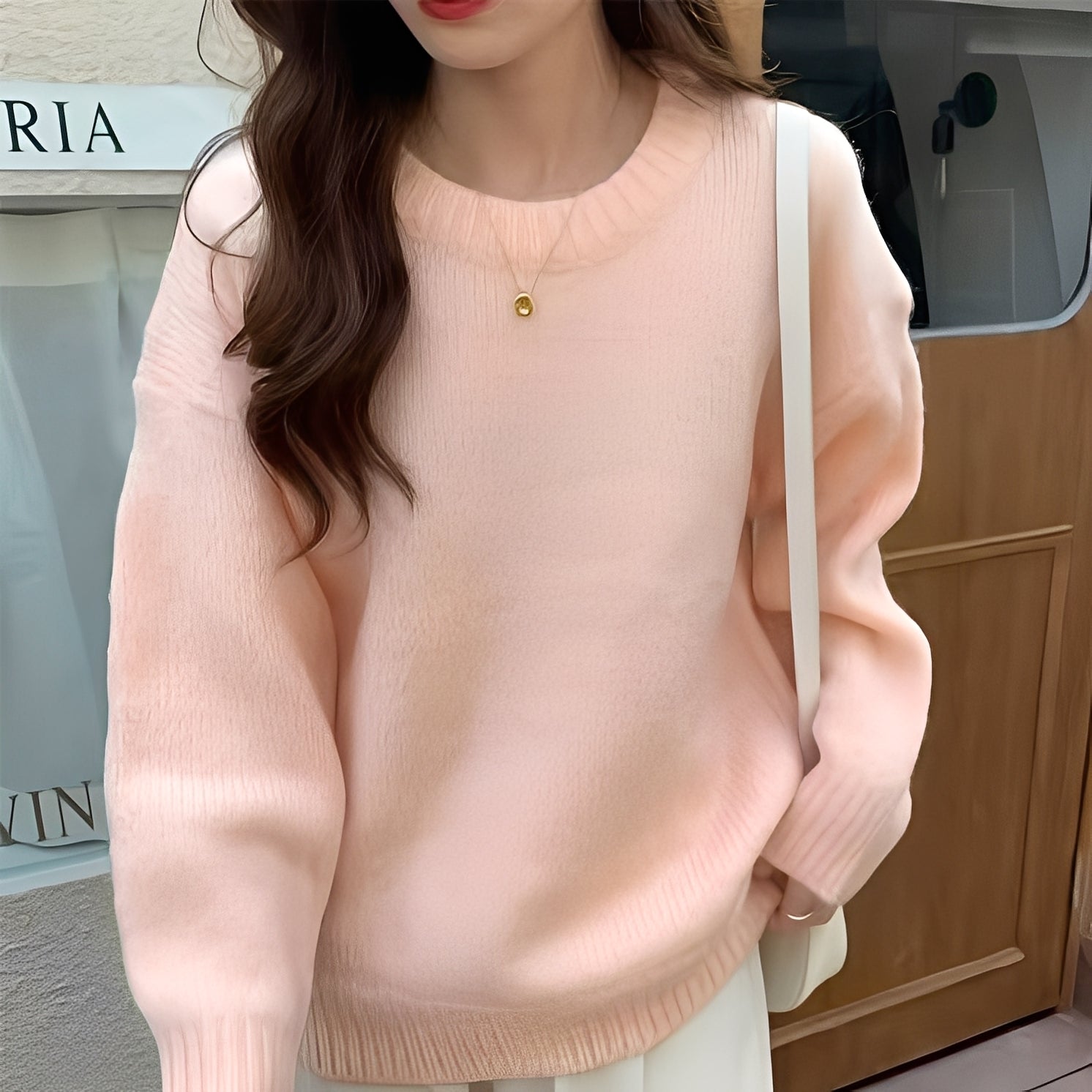 Roxanna - Damski sweter oversize