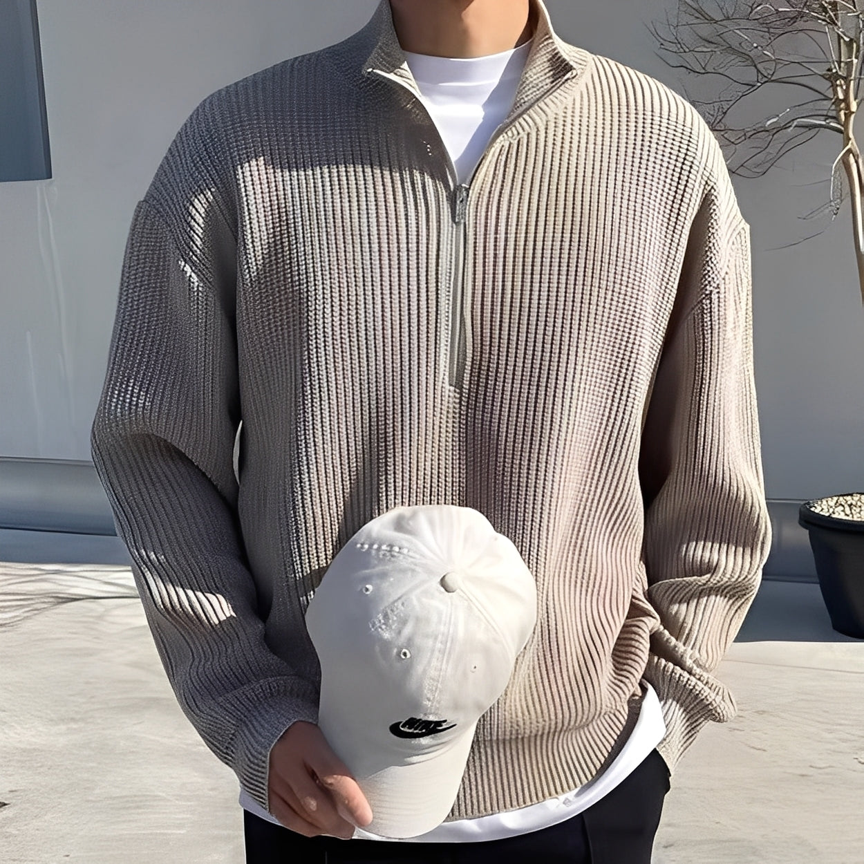 Jeffrey - Stylowy i swobodny męski sweter