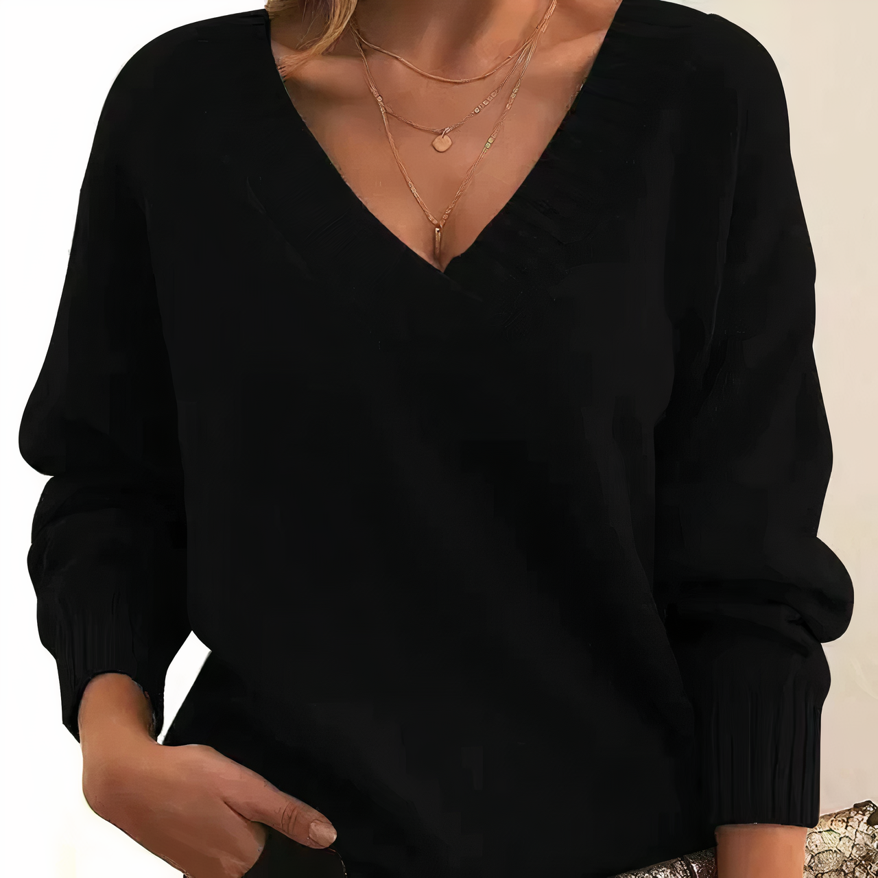 Jesień – Elegancki sweterek z kaszmiru