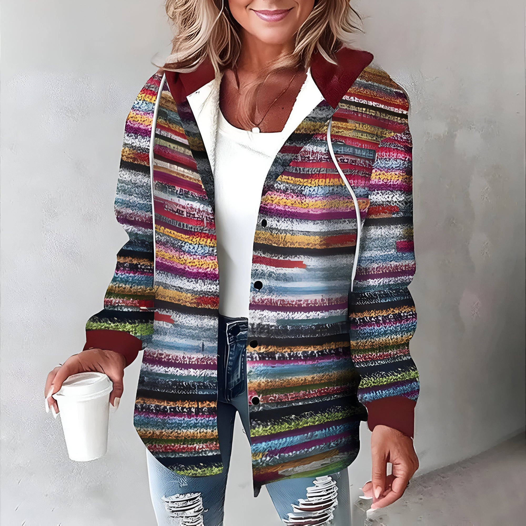 Valeria – Ciepła Luźna Kurtka